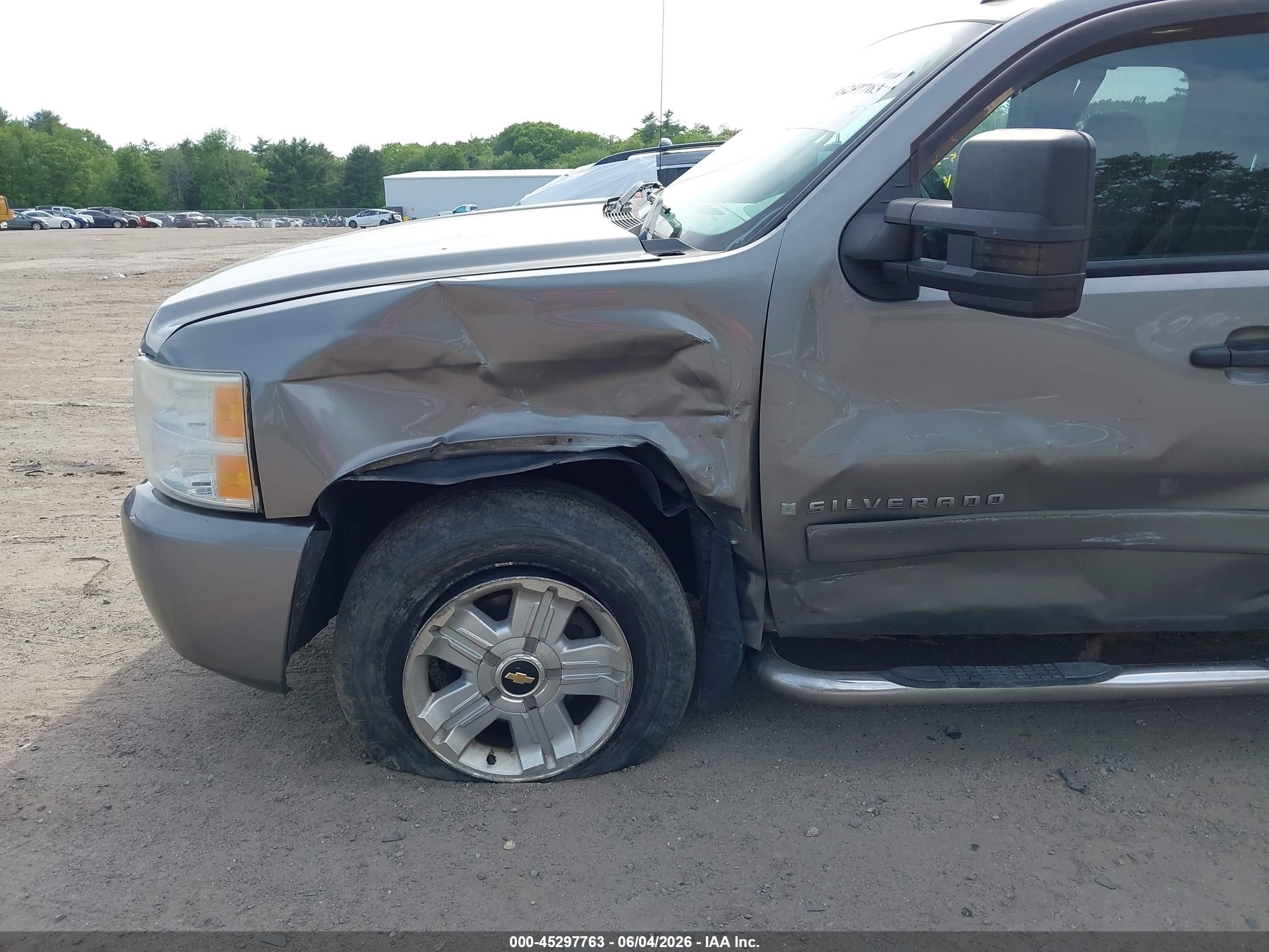 2008 Chevrolet Silverado 1500 Lt1 Gray vin: 2GCEK19J281238630