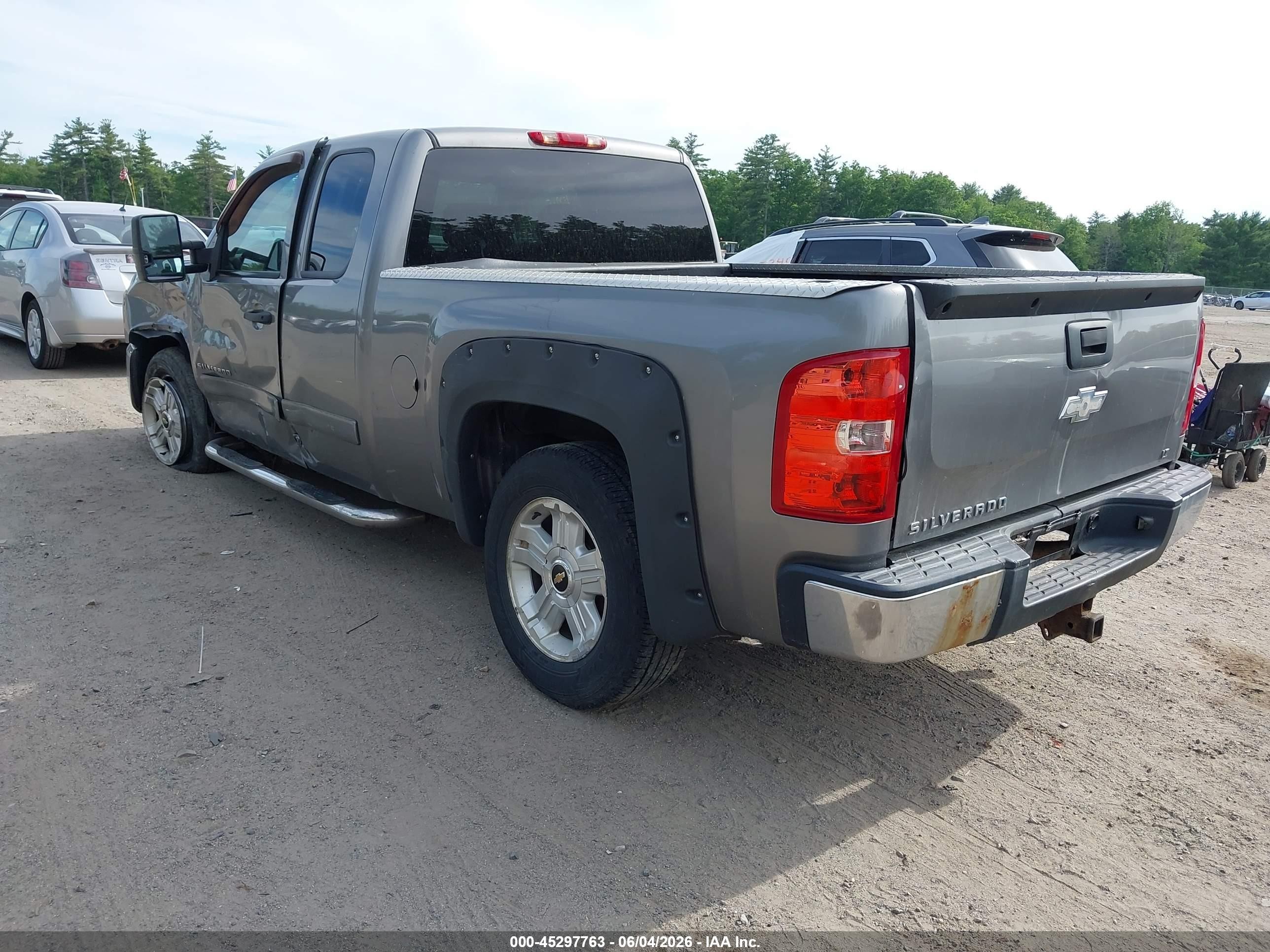 2008 Chevrolet Silverado 1500 Lt1 Gray vin: 2GCEK19J281238630