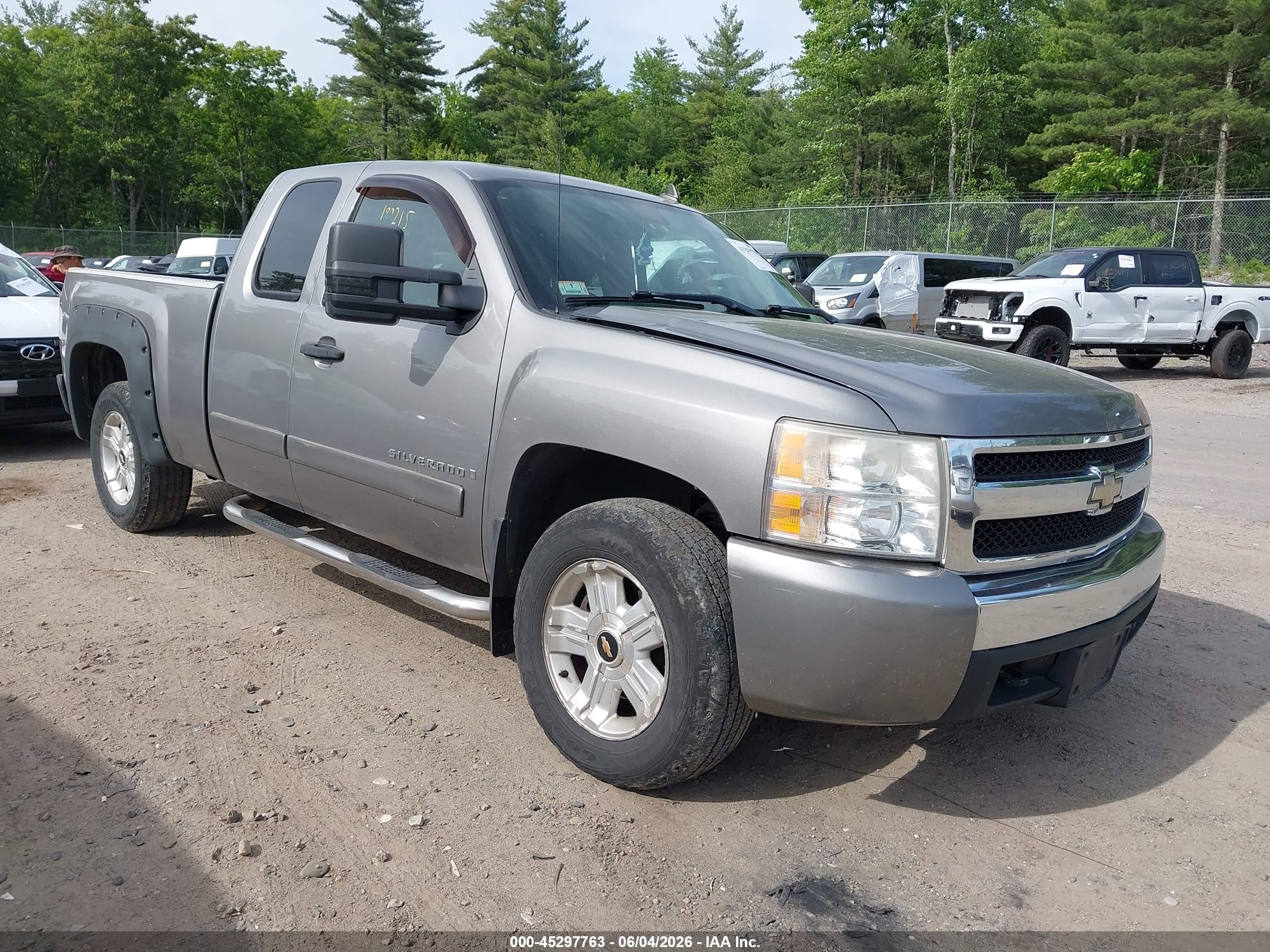 2008 Chevrolet Silverado 1500 Lt1 Gray vin: 2GCEK19J281238630