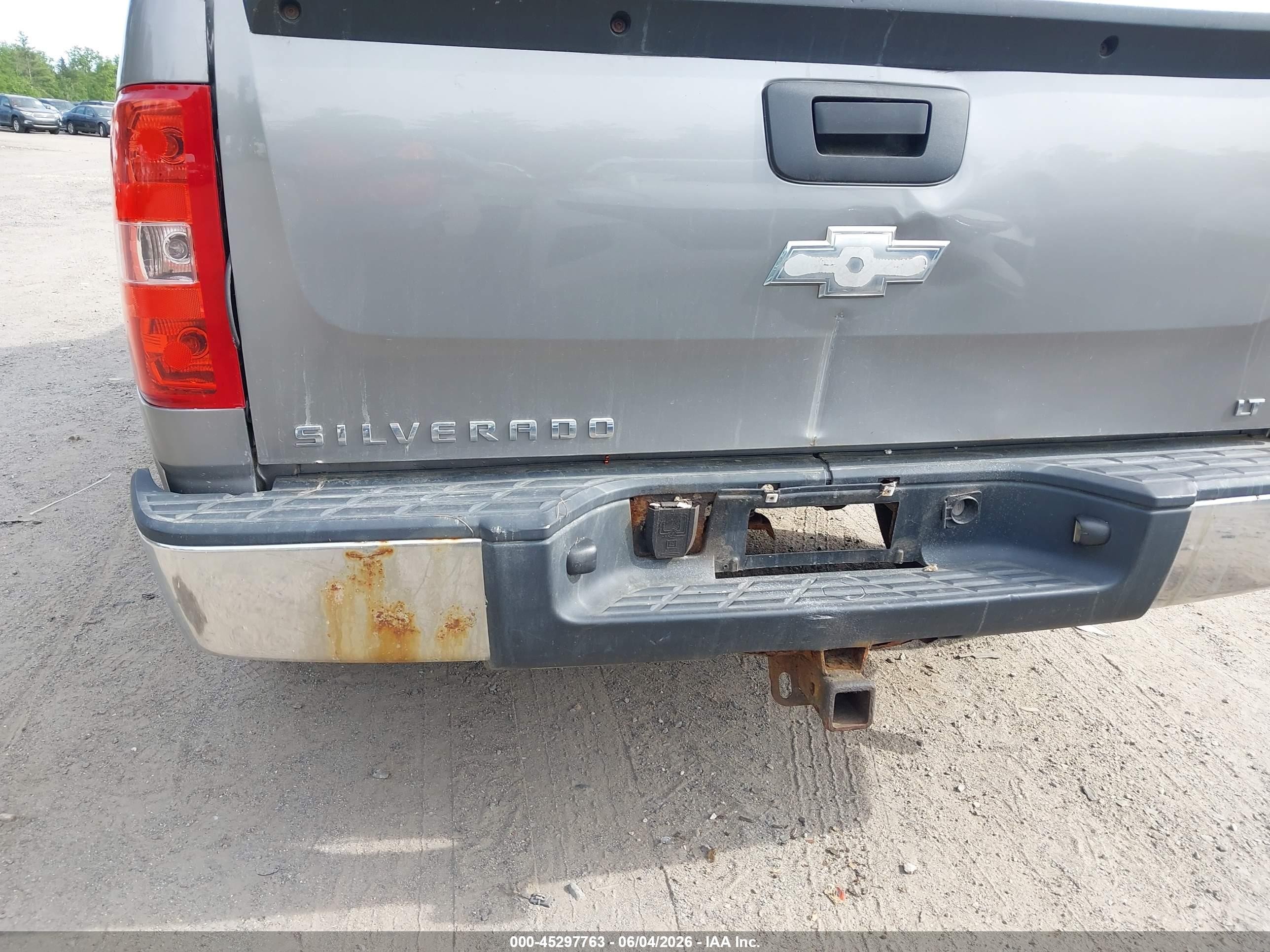 2008 Chevrolet Silverado 1500 Lt1 Gray vin: 2GCEK19J281238630