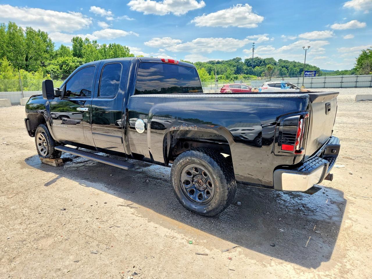 2008 Chevrolet Silverado K1500 Black vin: 2GCEK19J281314850