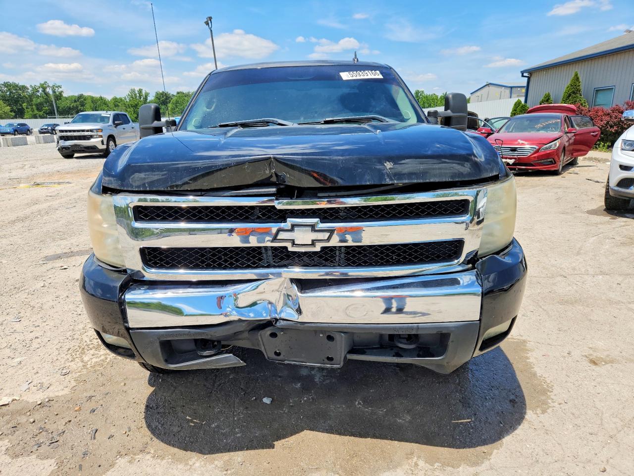 2008 Chevrolet Silverado K1500 Black vin: 2GCEK19J281314850