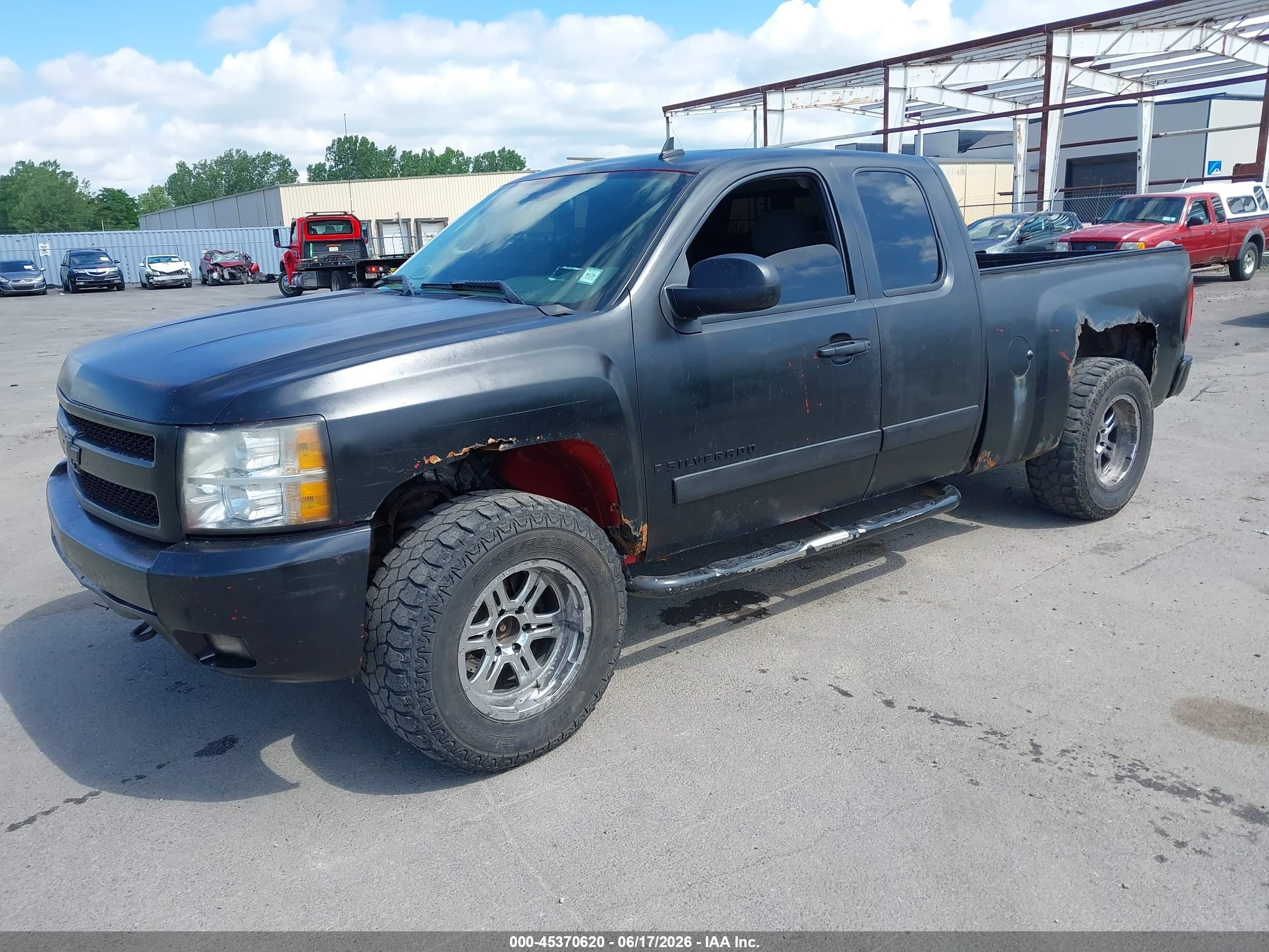 2008 Chevrolet Silverado 1500 Lt1 Black vin: 2GCEK19J281326254