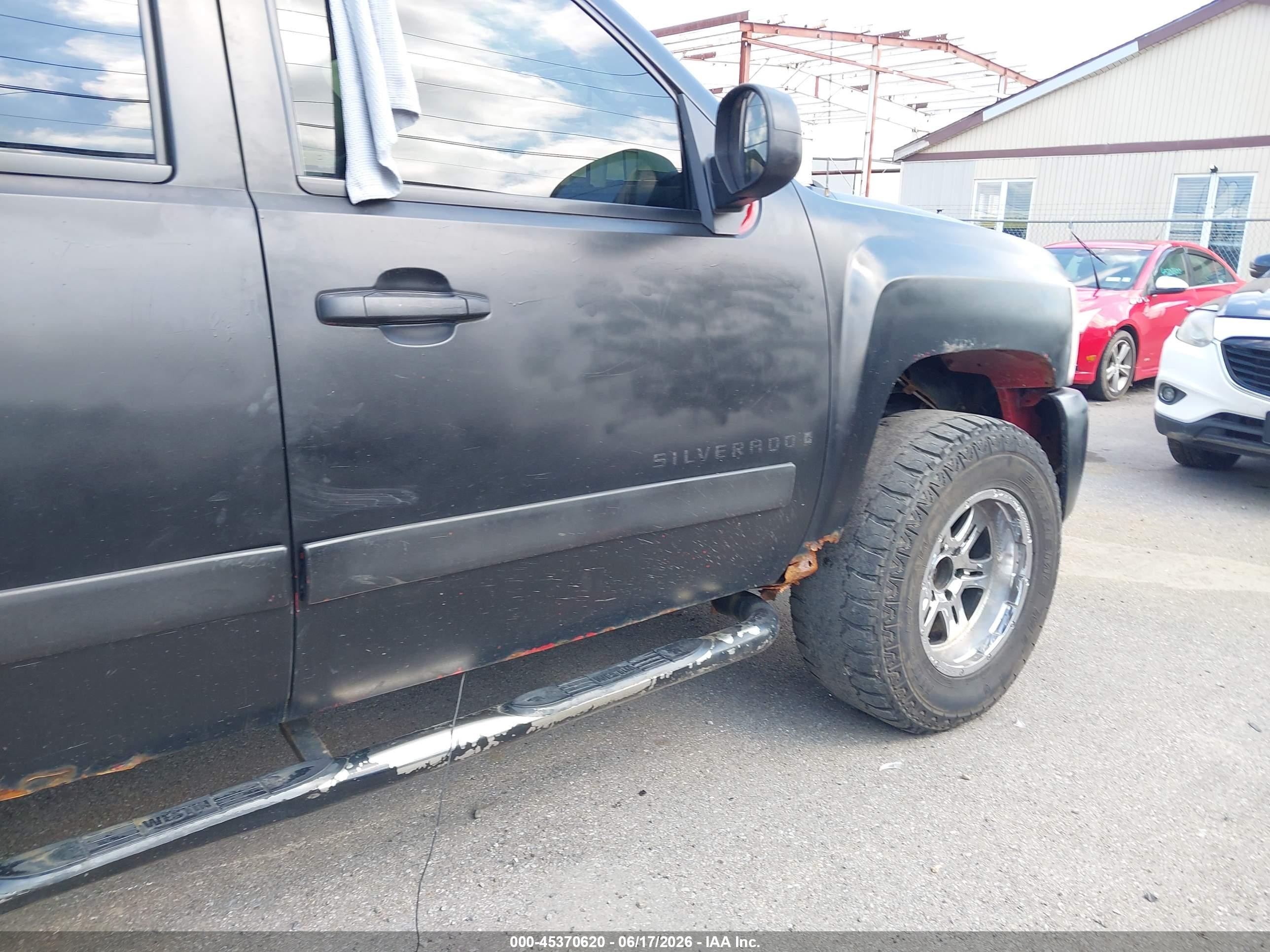 2008 Chevrolet Silverado 1500 Lt1 Black vin: 2GCEK19J281326254