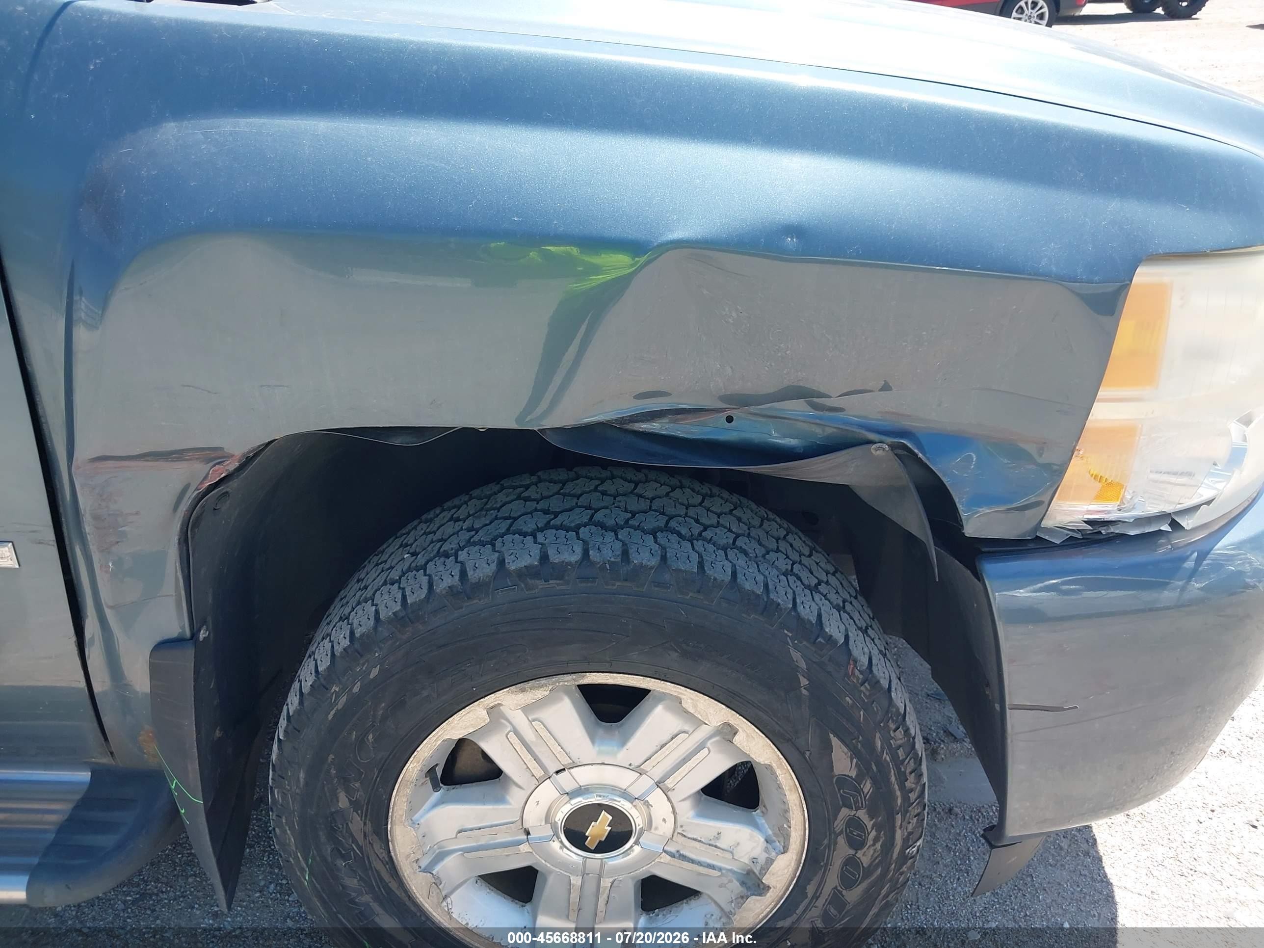 2008 Chevrolet Silverado 1500 Ltz Blue vin: 2GCEK19J381137113