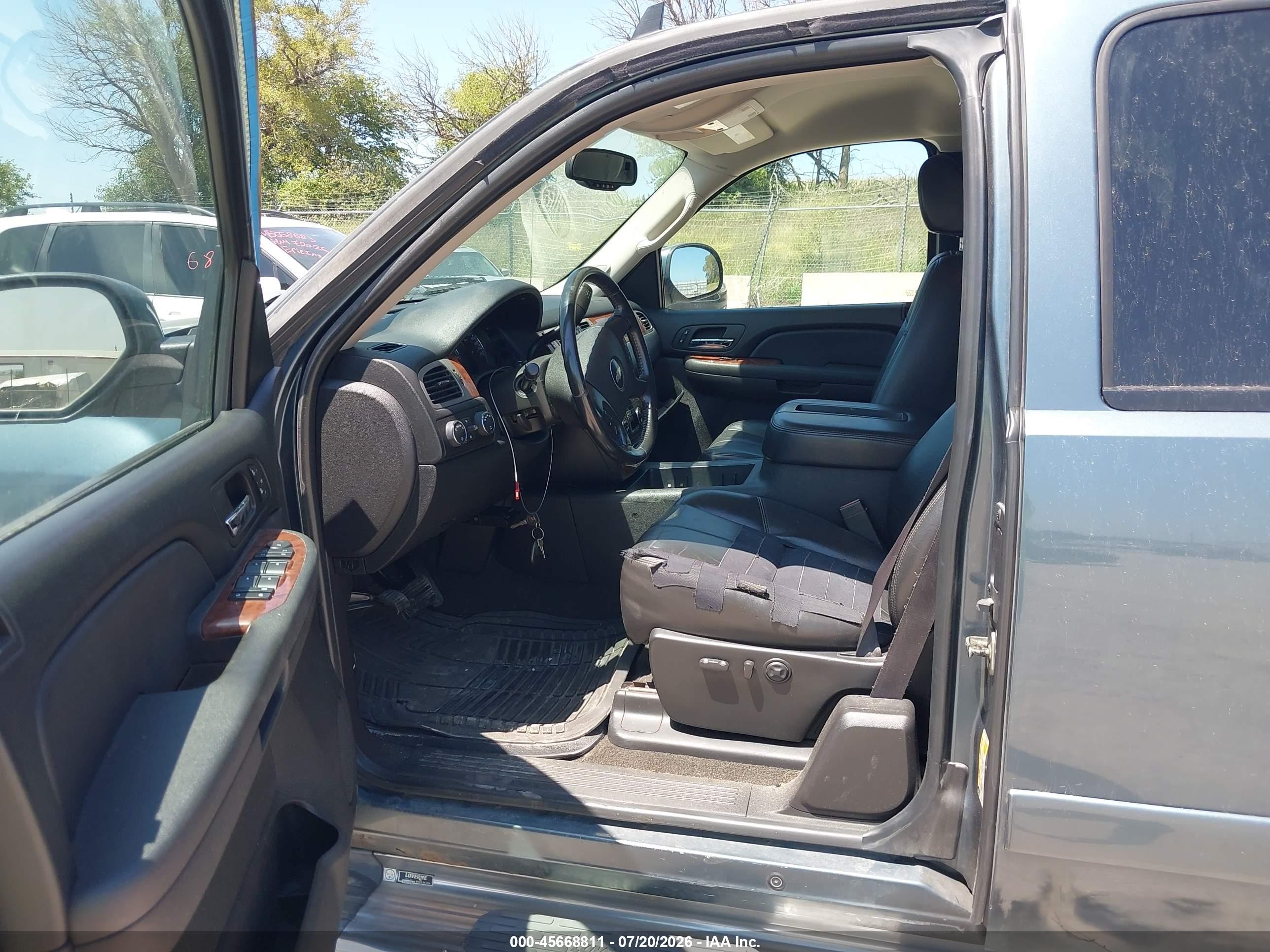 2008 Chevrolet Silverado 1500 Ltz Blue vin: 2GCEK19J381137113