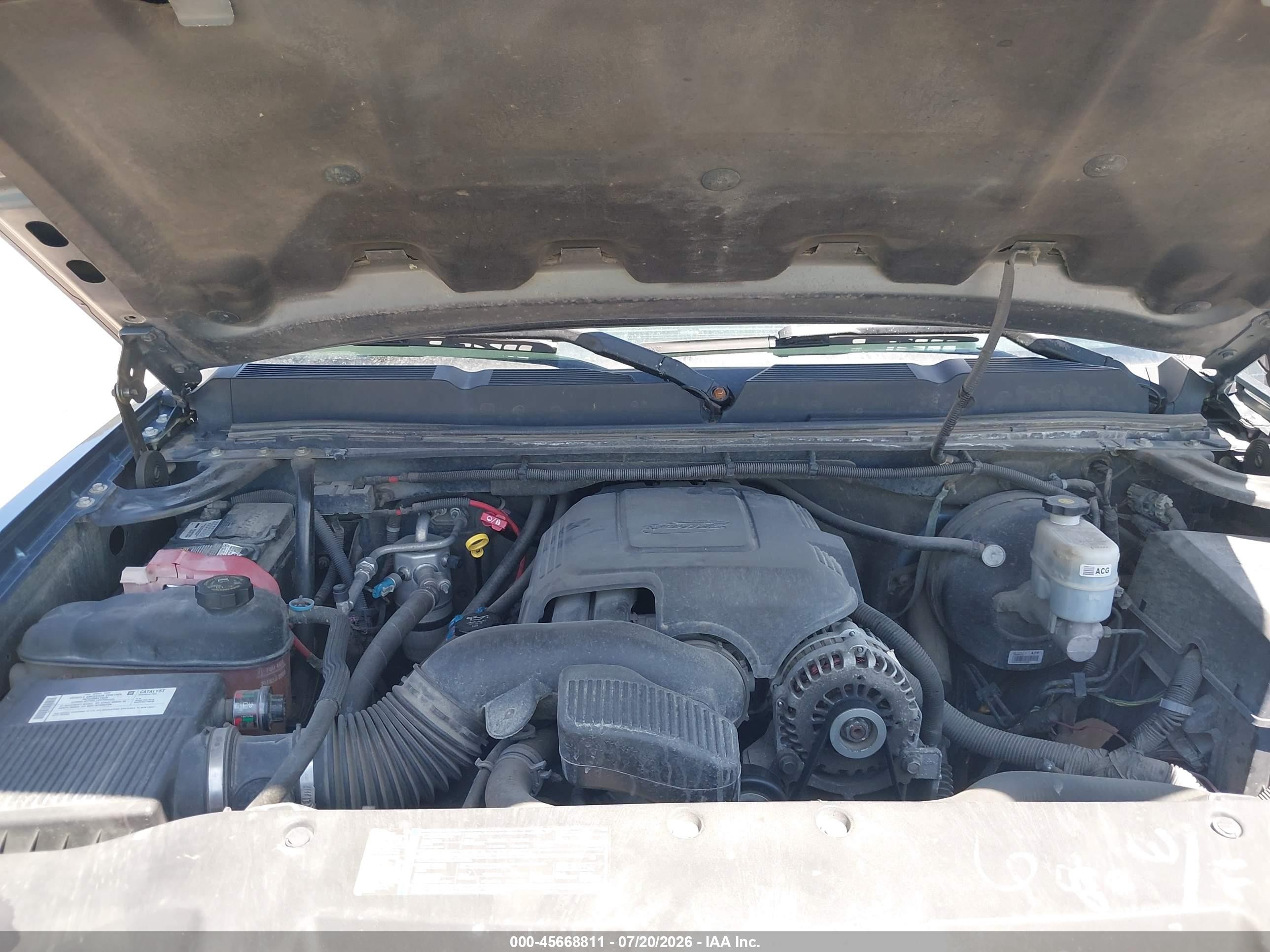 2008 Chevrolet Silverado 1500 Ltz Blue vin: 2GCEK19J381137113