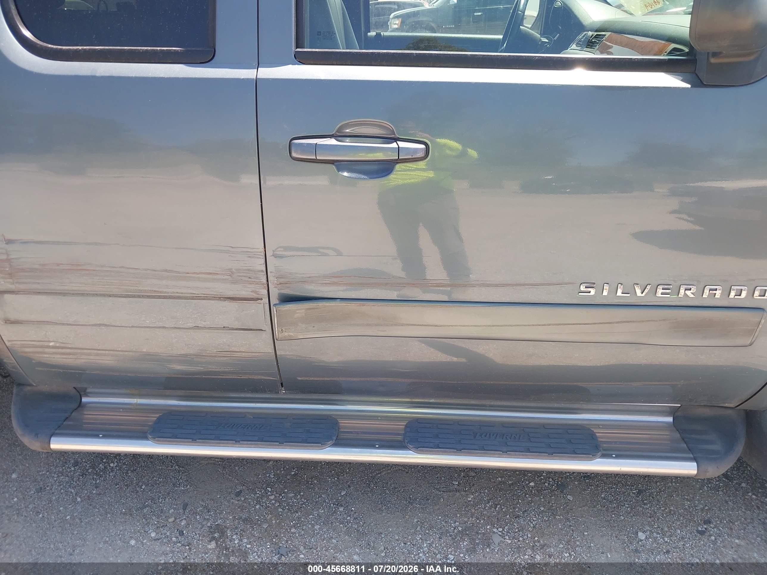2008 Chevrolet Silverado 1500 Ltz Blue vin: 2GCEK19J381137113