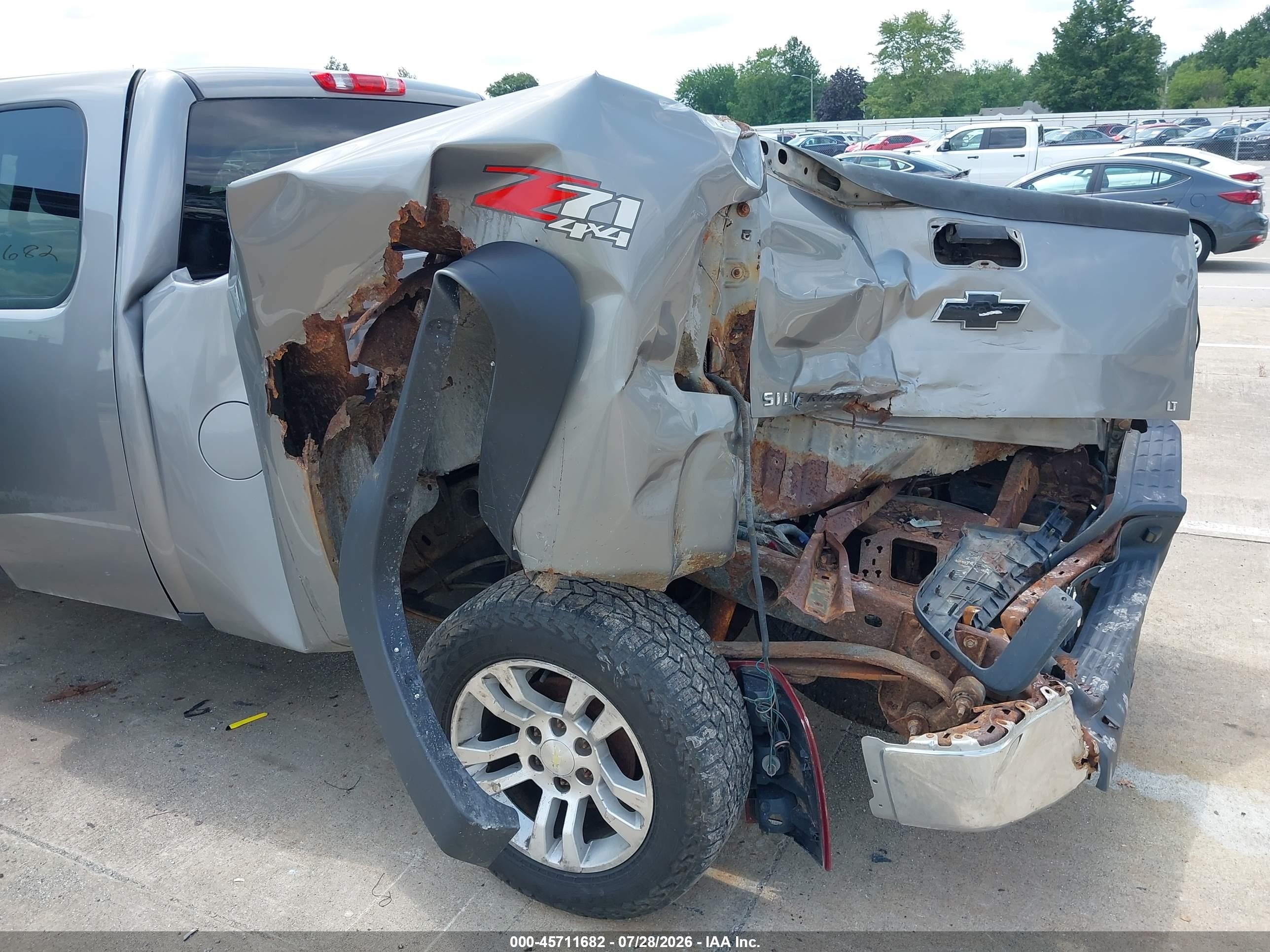 2008 Chevrolet Silverado 1500 Lt1 Silver vin: 2GCEK19J381213137