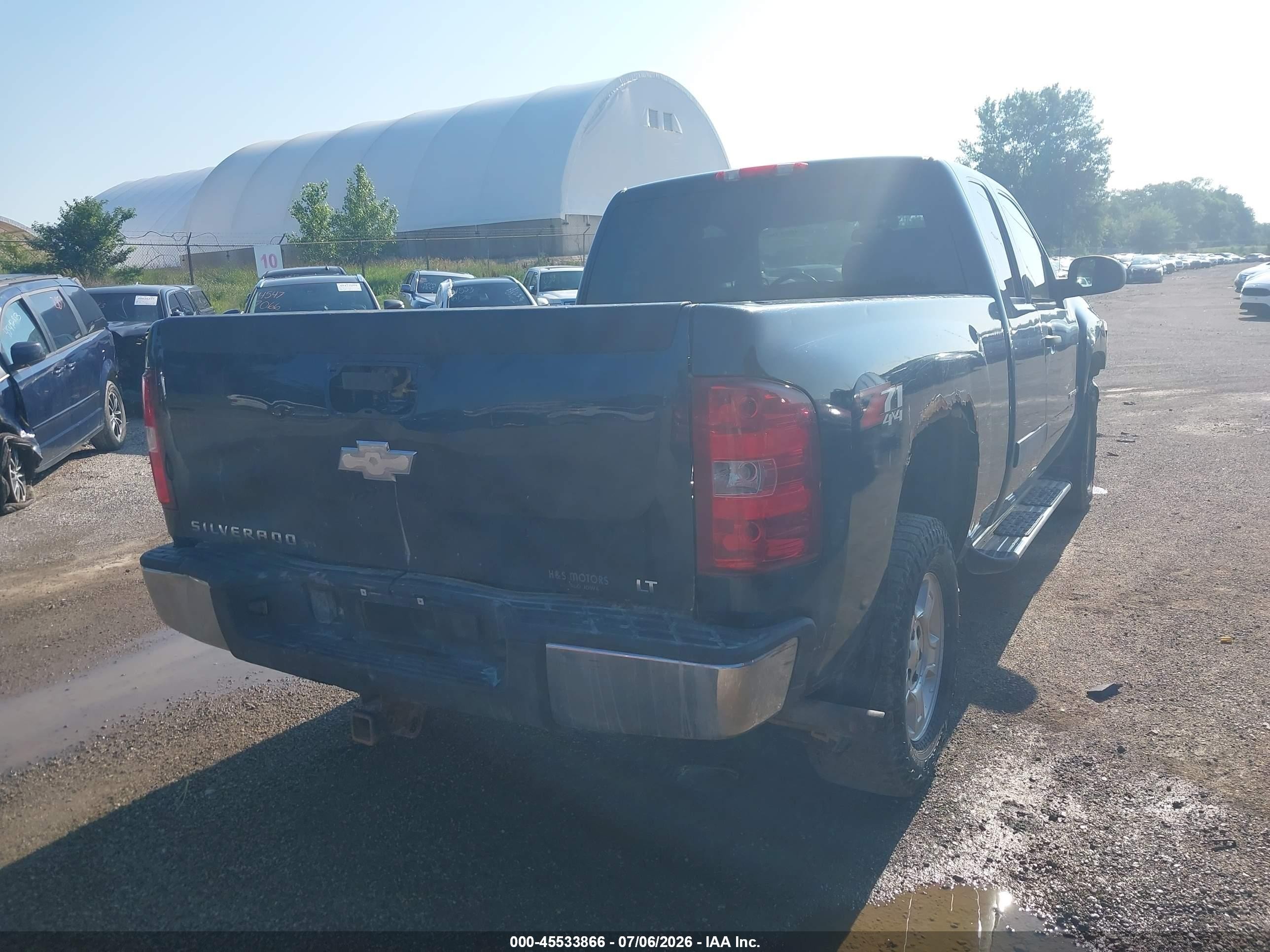 2008 Chevrolet Silverado 1500 Lt1 Blue vin: 2GCEK19J381276495