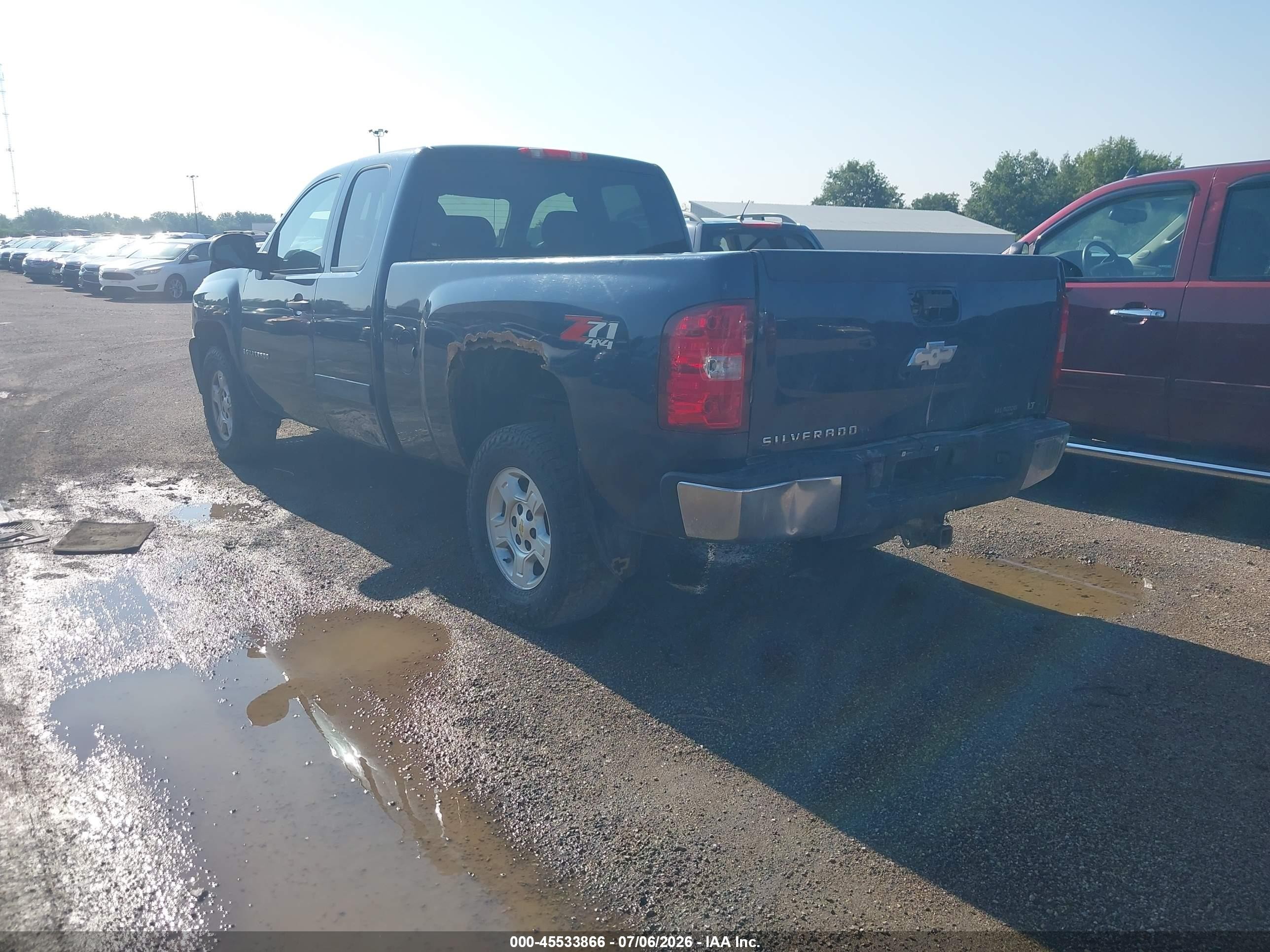 2008 Chevrolet Silverado 1500 Lt1 Blue vin: 2GCEK19J381276495
