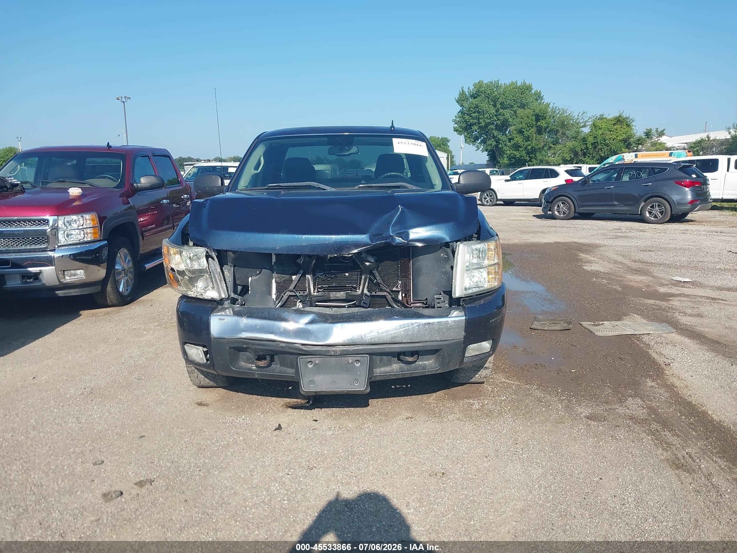 2008 Chevrolet Silverado 1500 Lt1 Blue vin: 2GCEK19J381276495
