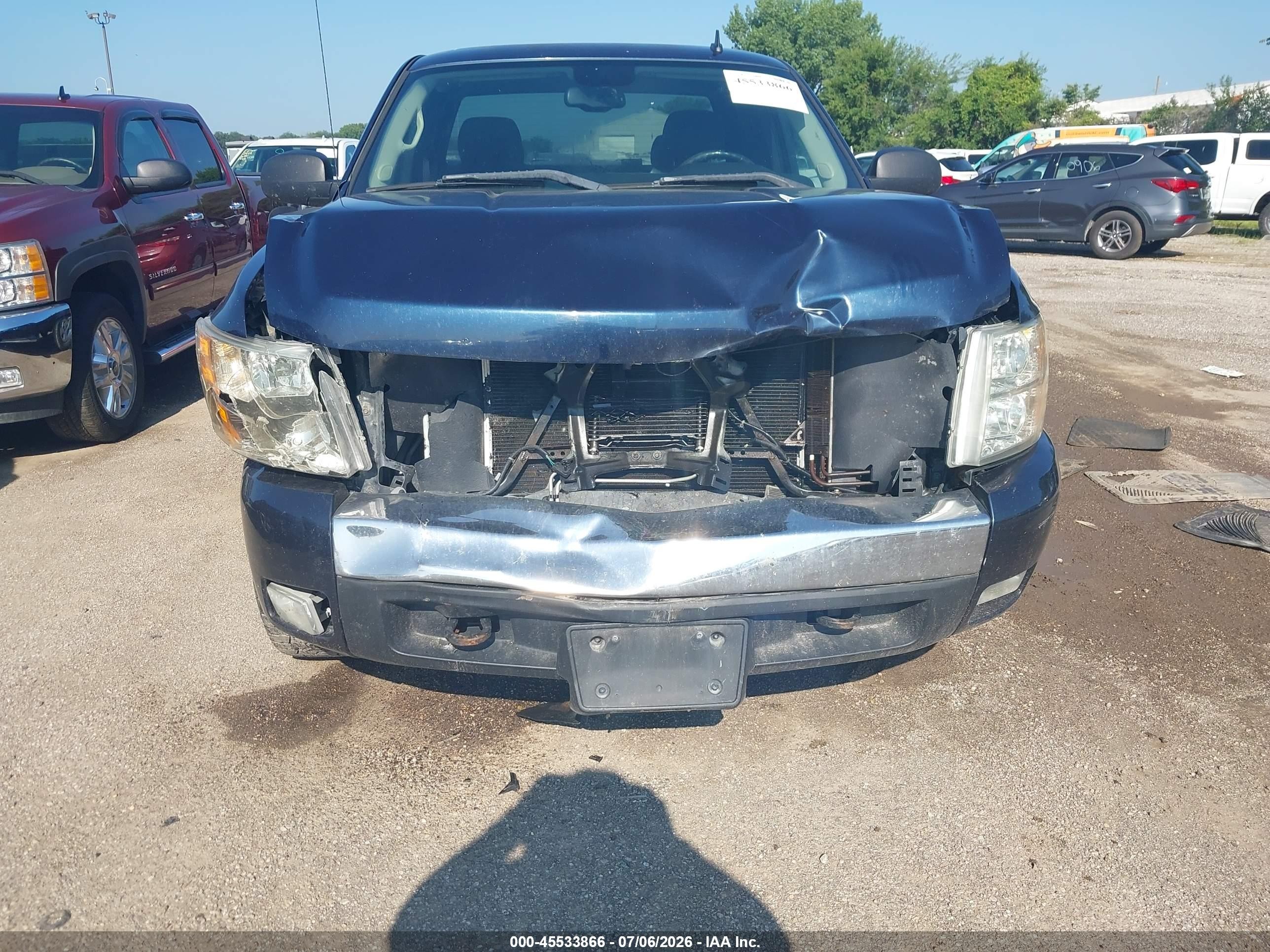2008 Chevrolet Silverado 1500 Lt1 Blue vin: 2GCEK19J381276495