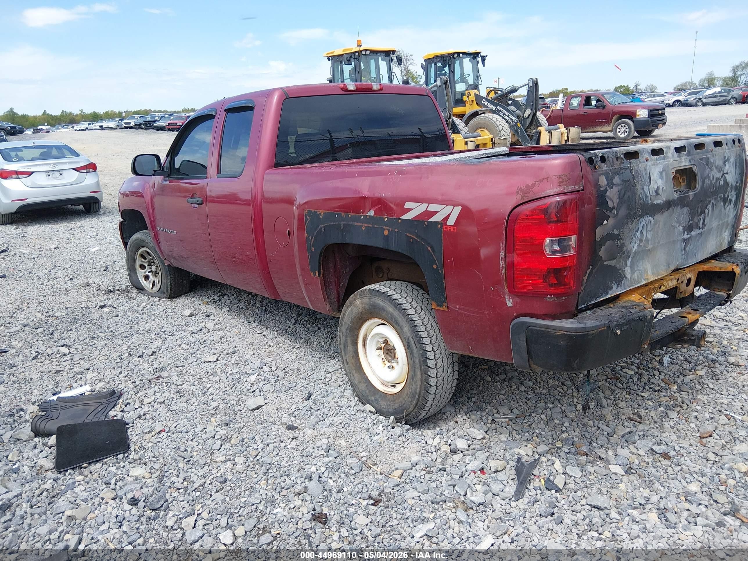 2007 Chevrolet Silverado 1500 Lt1 Burgundy vin: 2GCEK19J471586492