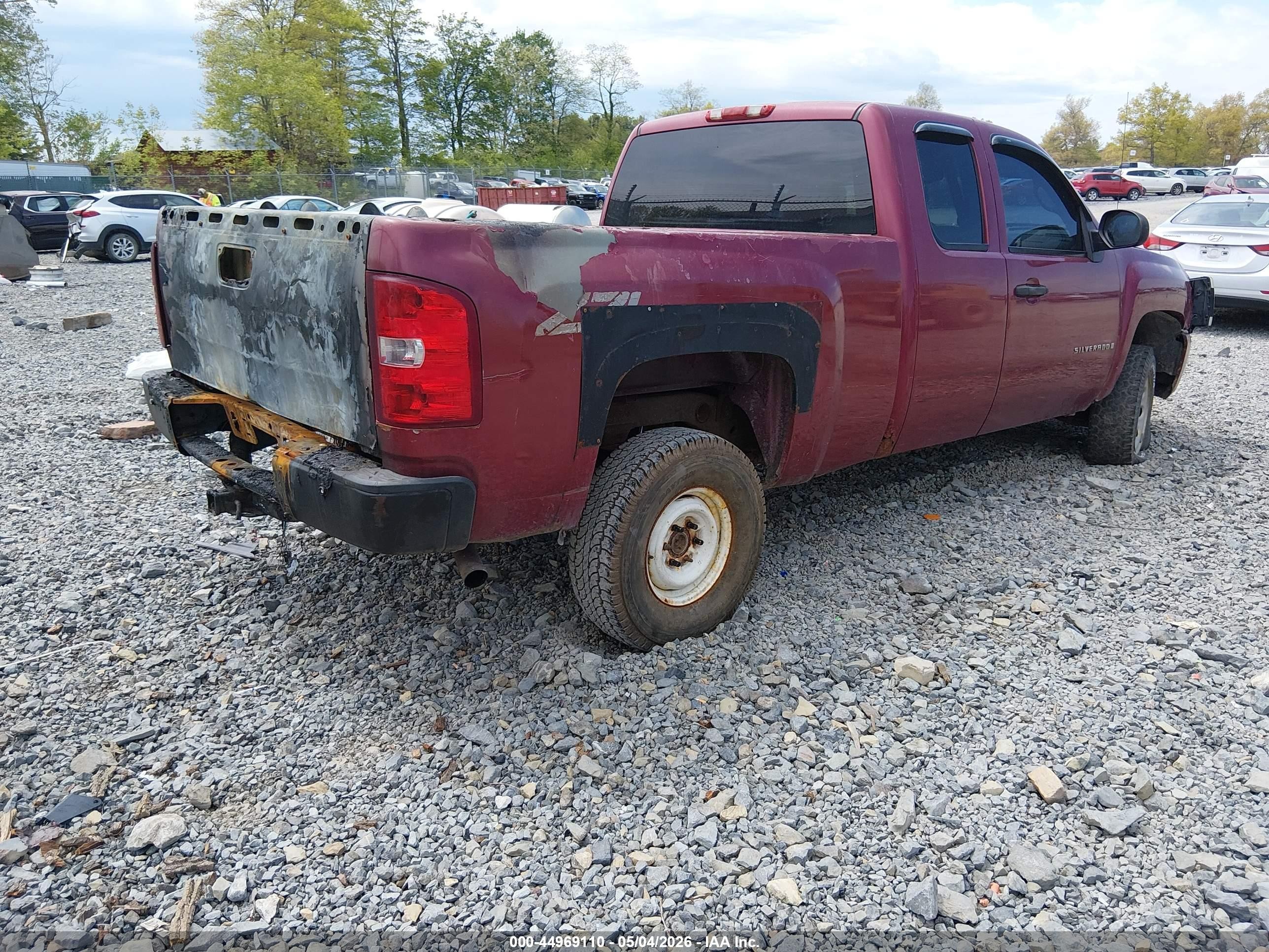 2007 Chevrolet Silverado 1500 Lt1 Burgundy vin: 2GCEK19J471586492