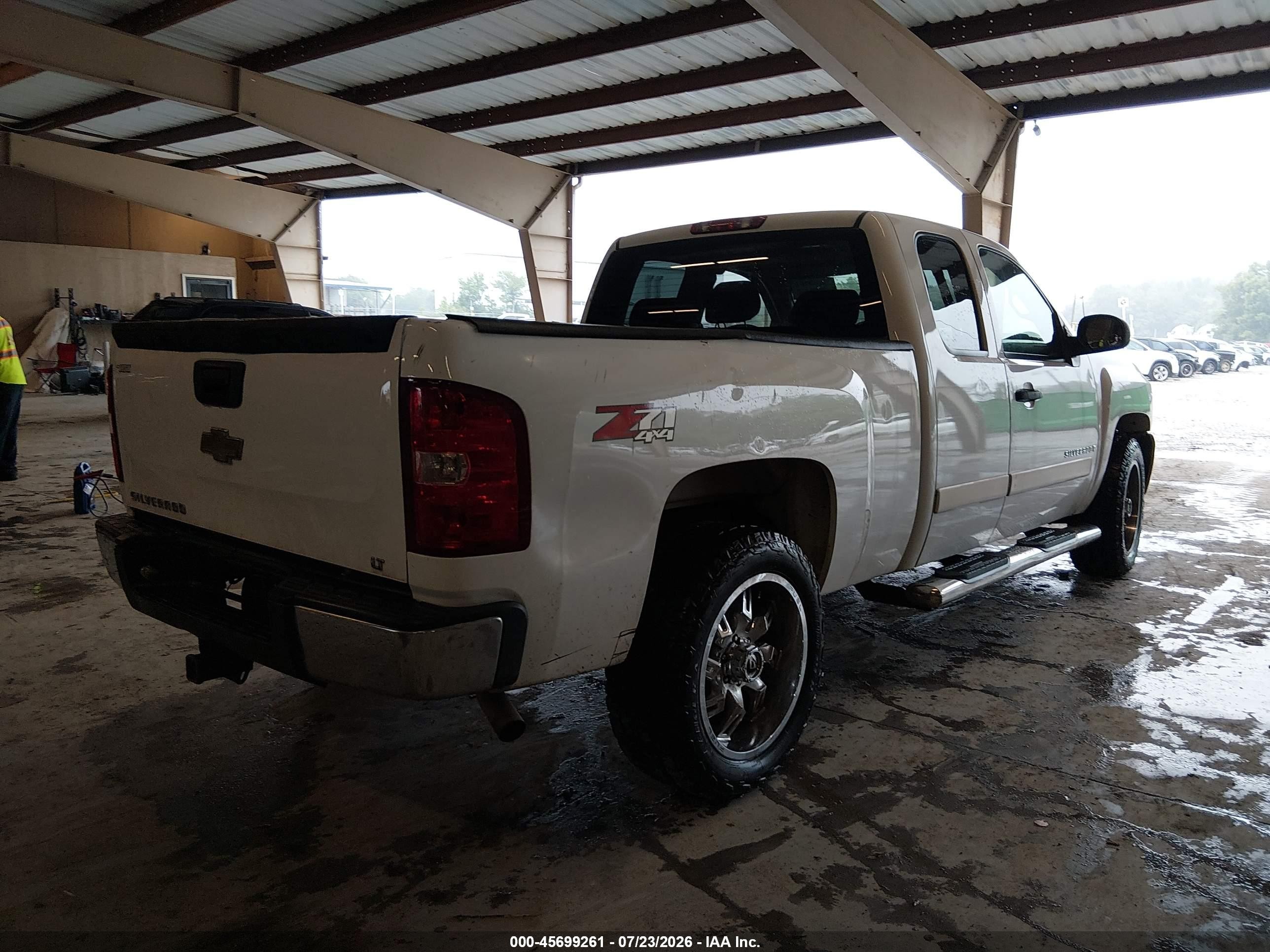 2007 Chevrolet Silverado 1500 Lt1 White vin: 2GCEK19J471611438
