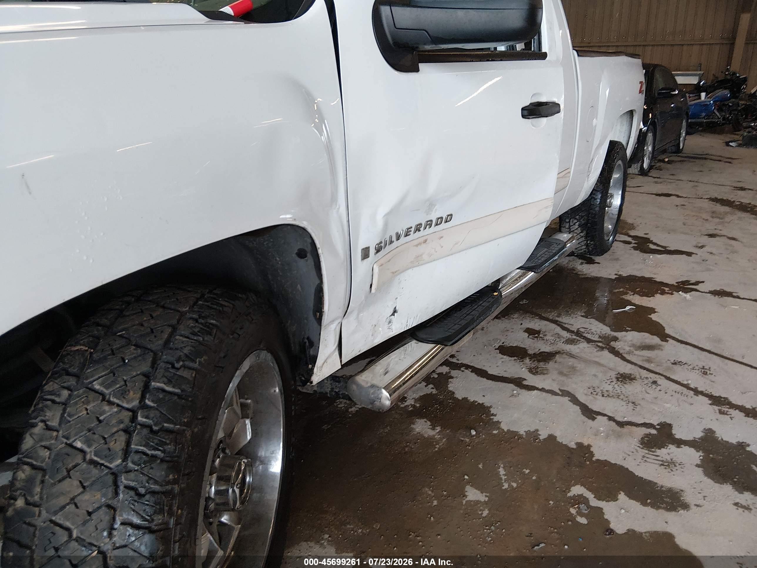 2007 Chevrolet Silverado 1500 Lt1 White vin: 2GCEK19J471611438