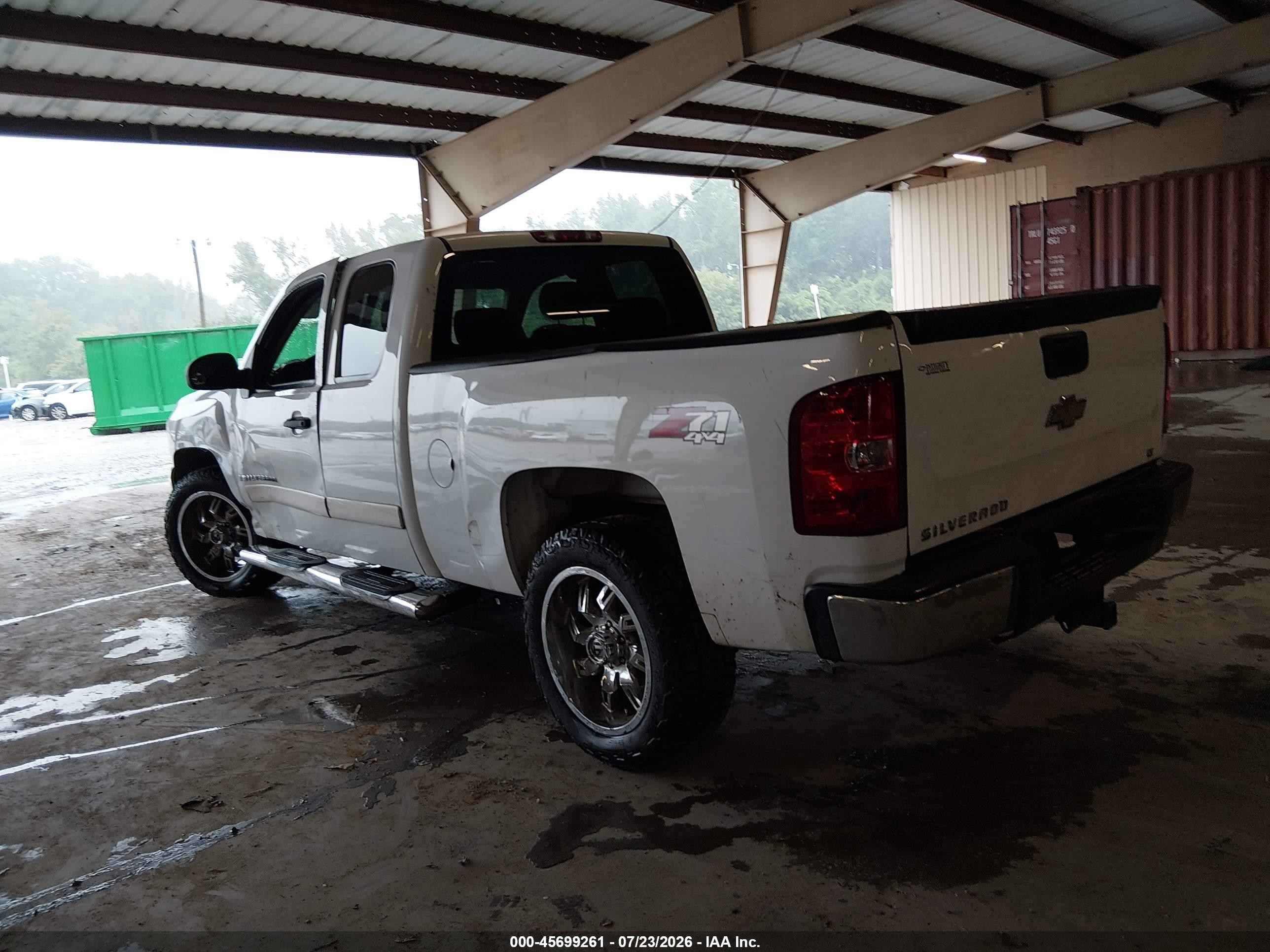 2007 Chevrolet Silverado 1500 Lt1 White vin: 2GCEK19J471611438