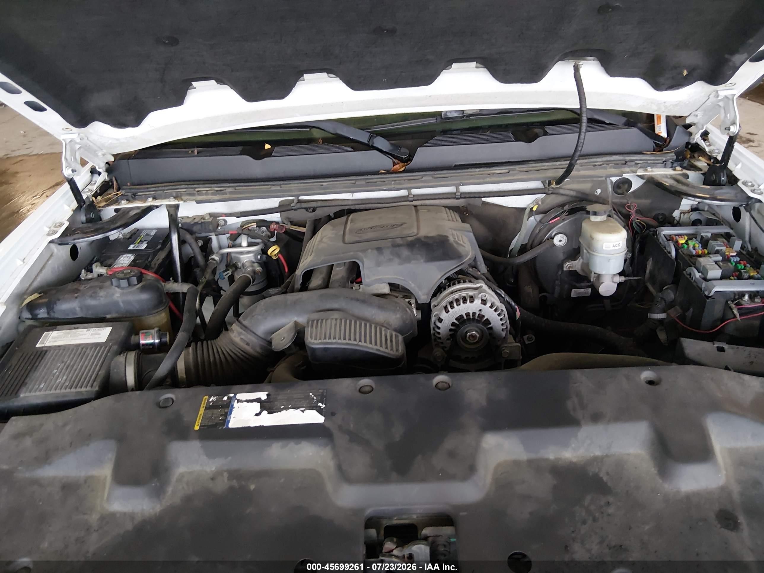 2007 Chevrolet Silverado 1500 Lt1 White vin: 2GCEK19J471611438