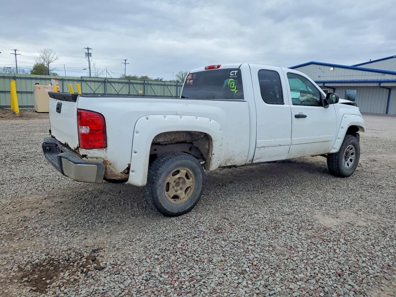 2007 Chevrolet Silverado White vin: 2GCEK19J471675768