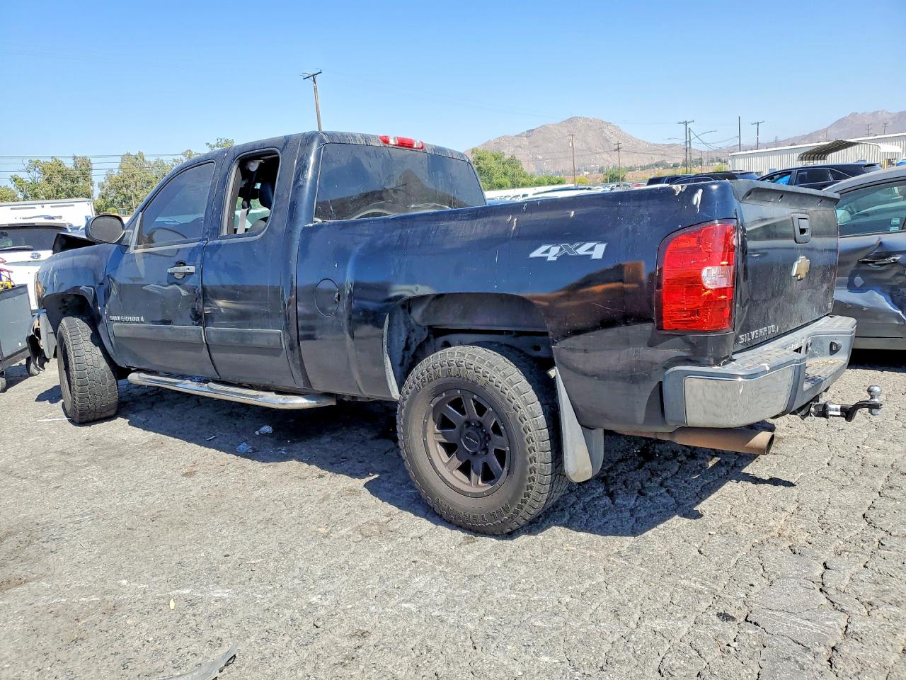 2008 Chevrolet Silverado K1500 Black vin: 2GCEK19J481105920