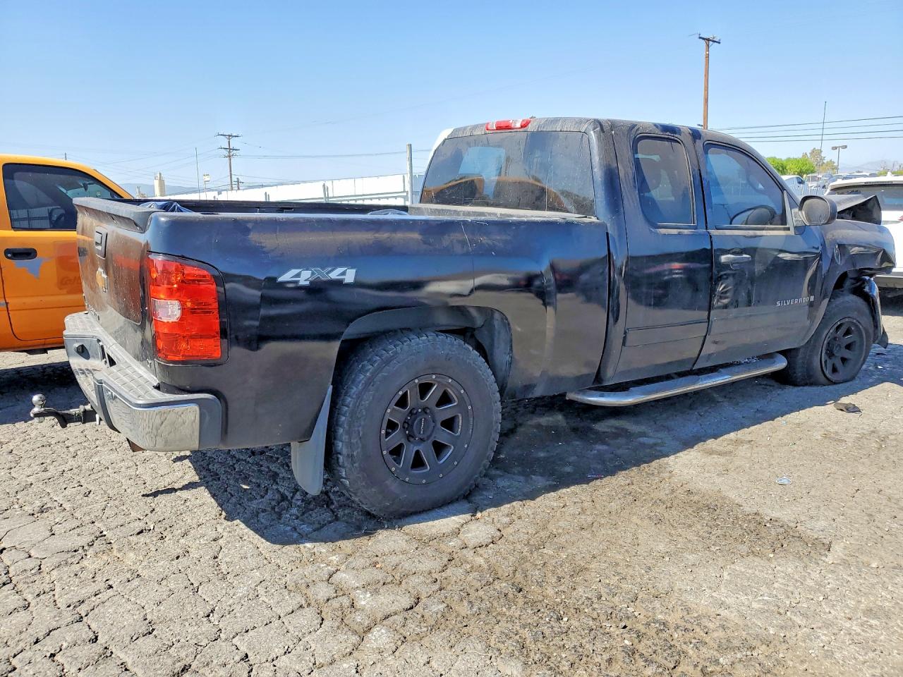 2008 Chevrolet Silverado K1500 Black vin: 2GCEK19J481105920