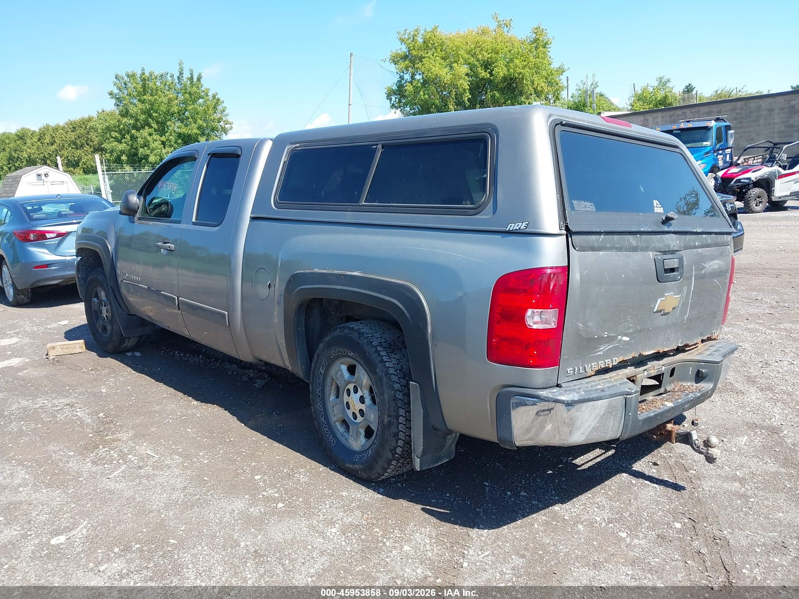 2008 Chevrolet Silverado 1500 Lt1 Gray vin: 2GCEK19J481144796