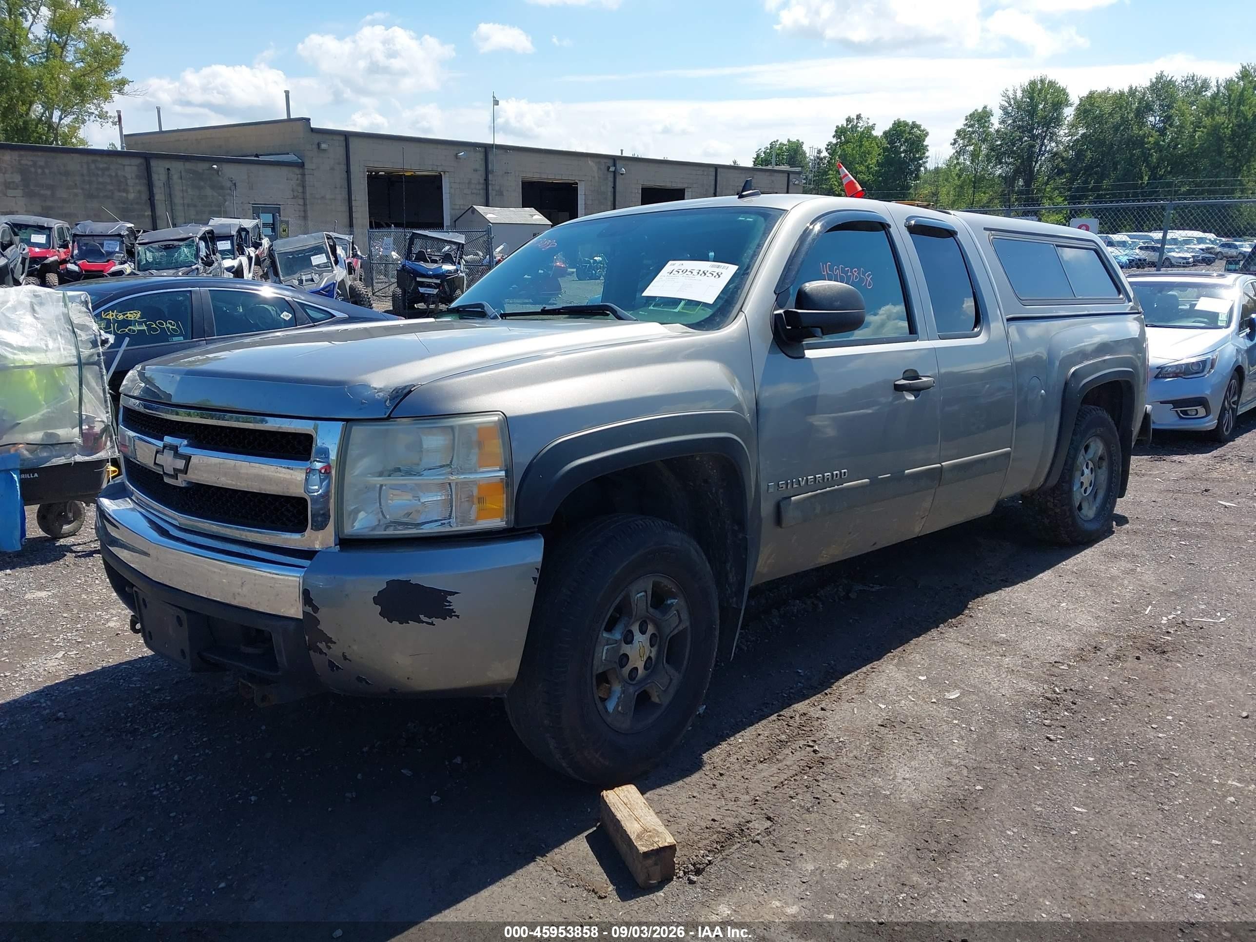2008 Chevrolet Silverado 1500 Lt1 Gray vin: 2GCEK19J481144796