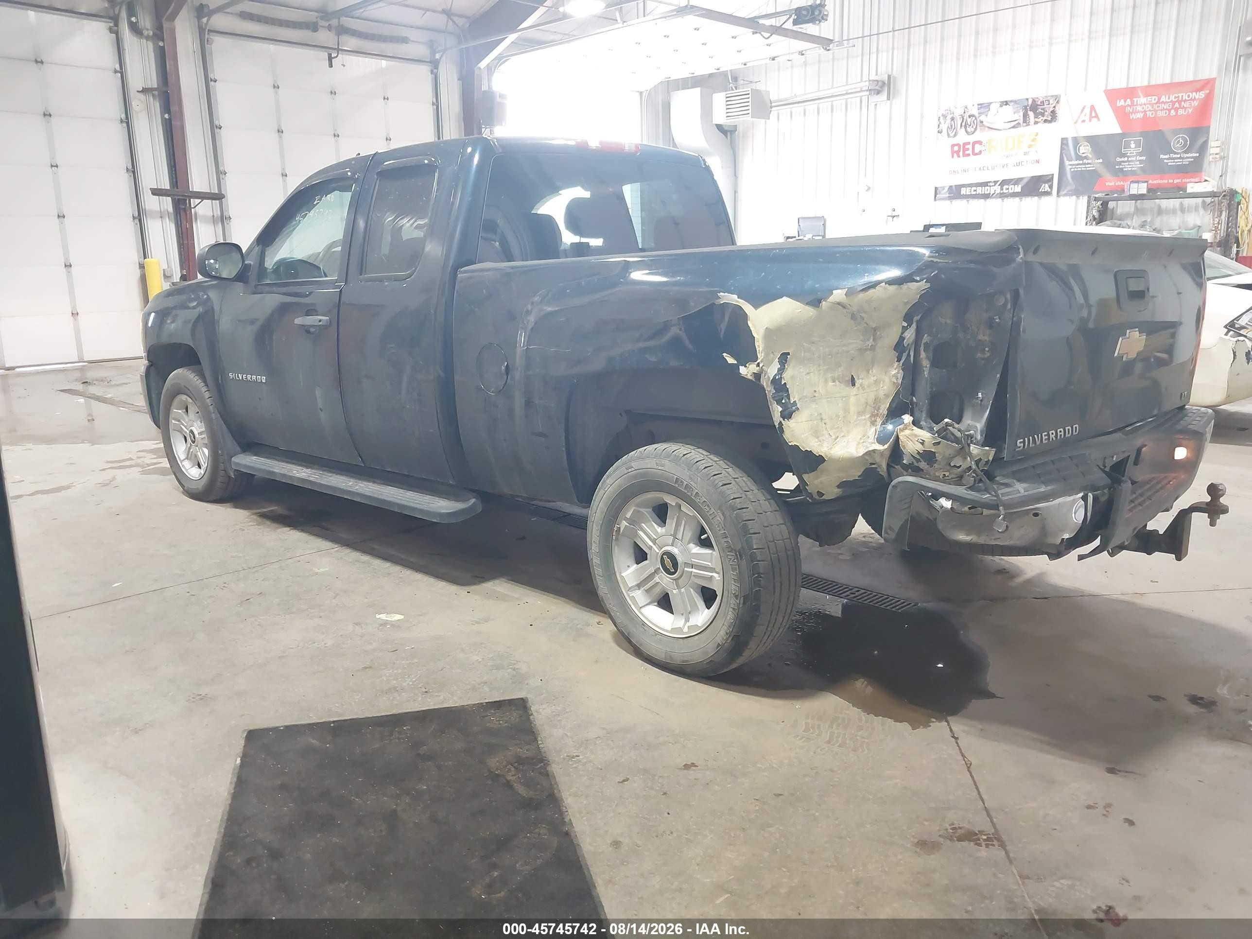 2008 Chevrolet Silverado 1500 Lt1 Blue vin: 2GCEK19J481230741