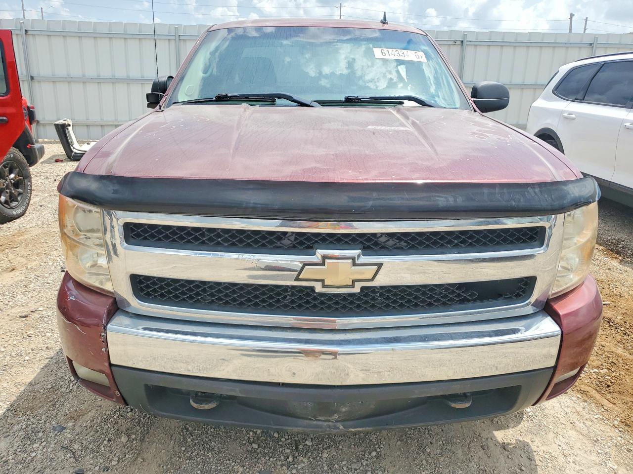 2008 Chevrolet Silverado K1500 Red vin: 2GCEK19J481245711