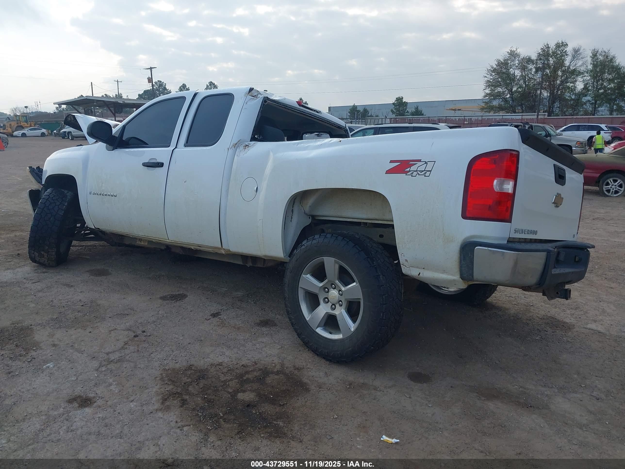 2008 Chevrolet Silverado 1500 Lt1 White vin: 2GCEK19J481262380
