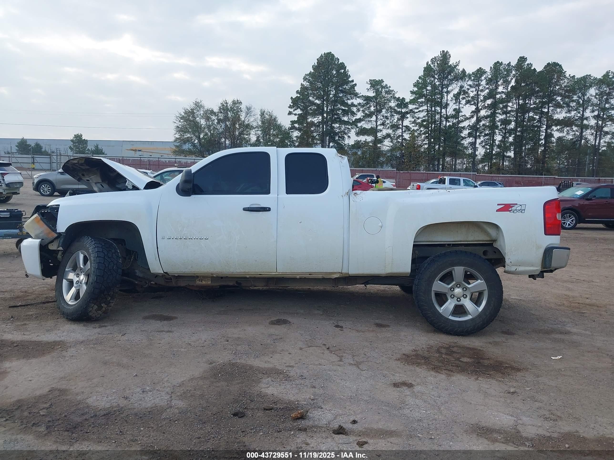 2008 Chevrolet Silverado 1500 Lt1 White vin: 2GCEK19J481262380