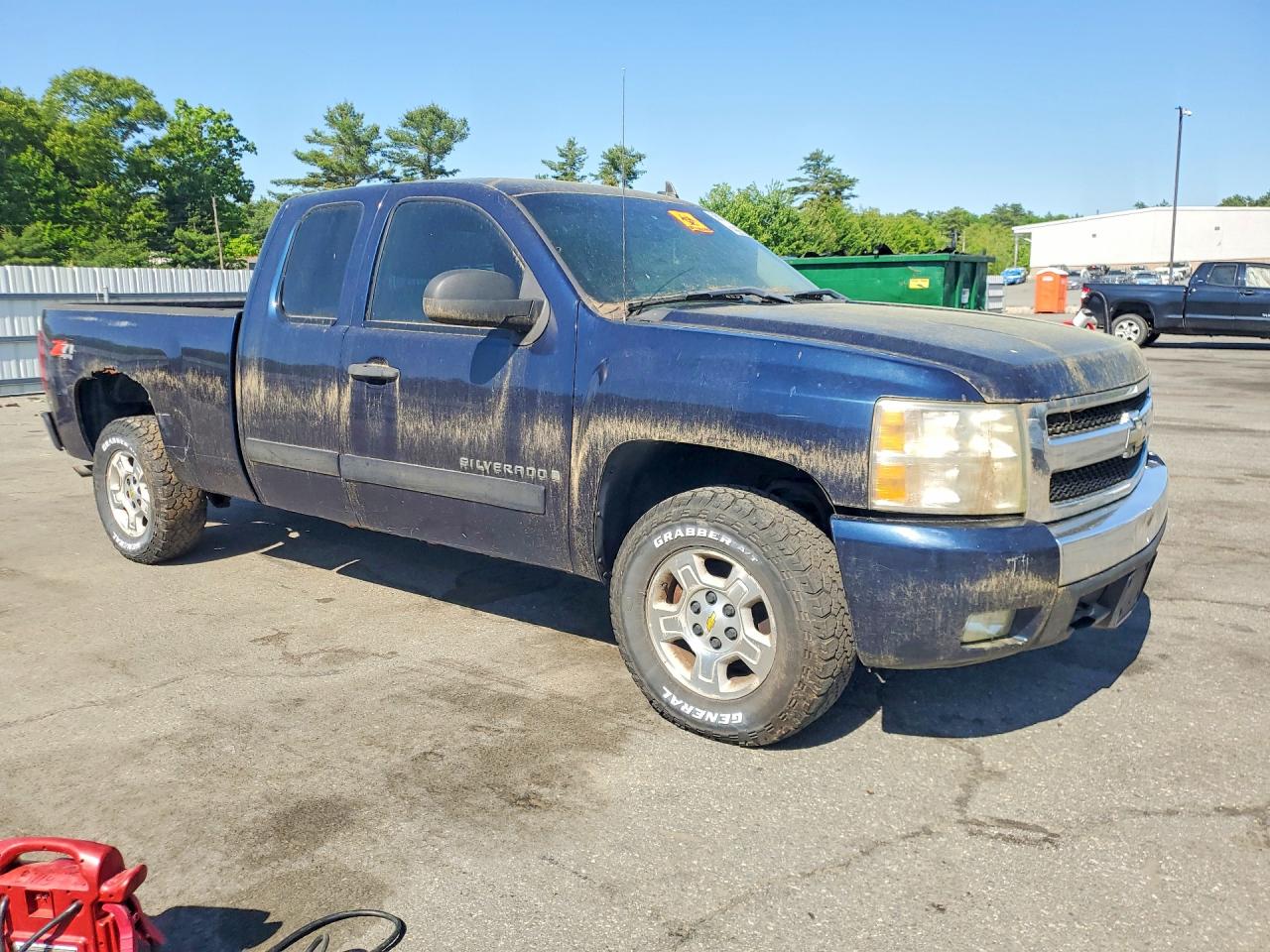 2008 Chevrolet Silverado K1500 Синий vin: 2GCEK19J481311139