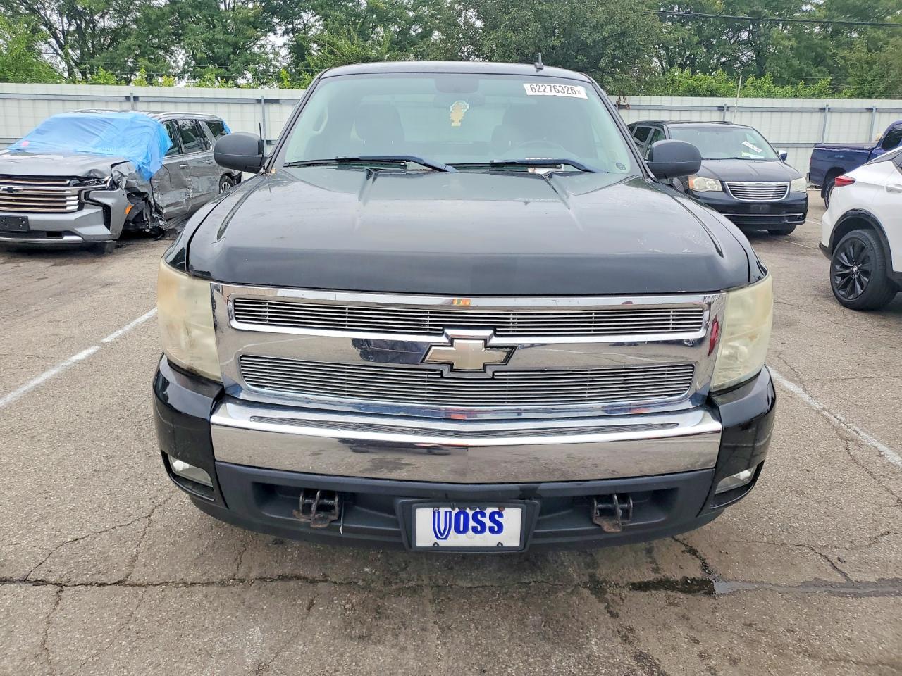 2007 Chevrolet Silverado K1500 Black vin: 2GCEK19J571695804