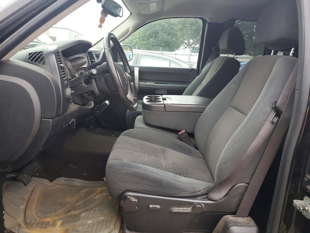 2007 Chevrolet Silverado K1500 Black vin: 2GCEK19J571695804