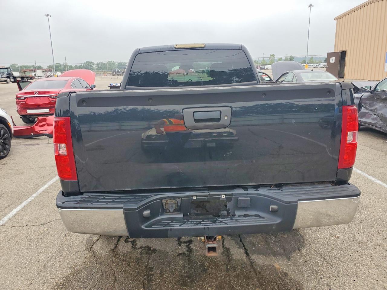 2007 Chevrolet Silverado K1500 Black vin: 2GCEK19J571695804