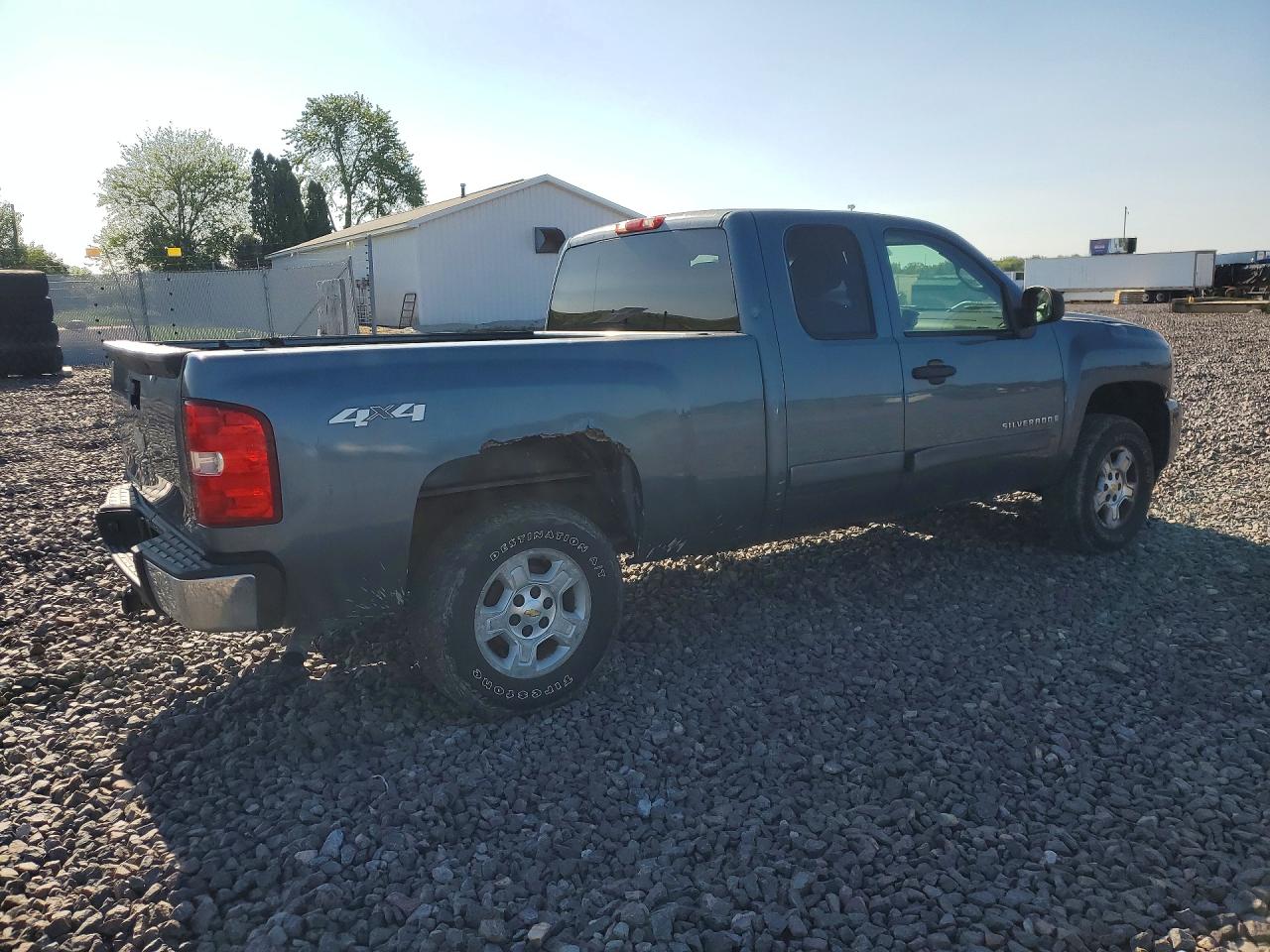 2008 Chevrolet Silverado K1500 Blue vin: 2GCEK19J581106557
