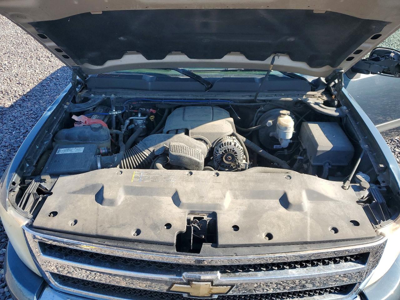 2008 Chevrolet Silverado K1500 Blue vin: 2GCEK19J581106557