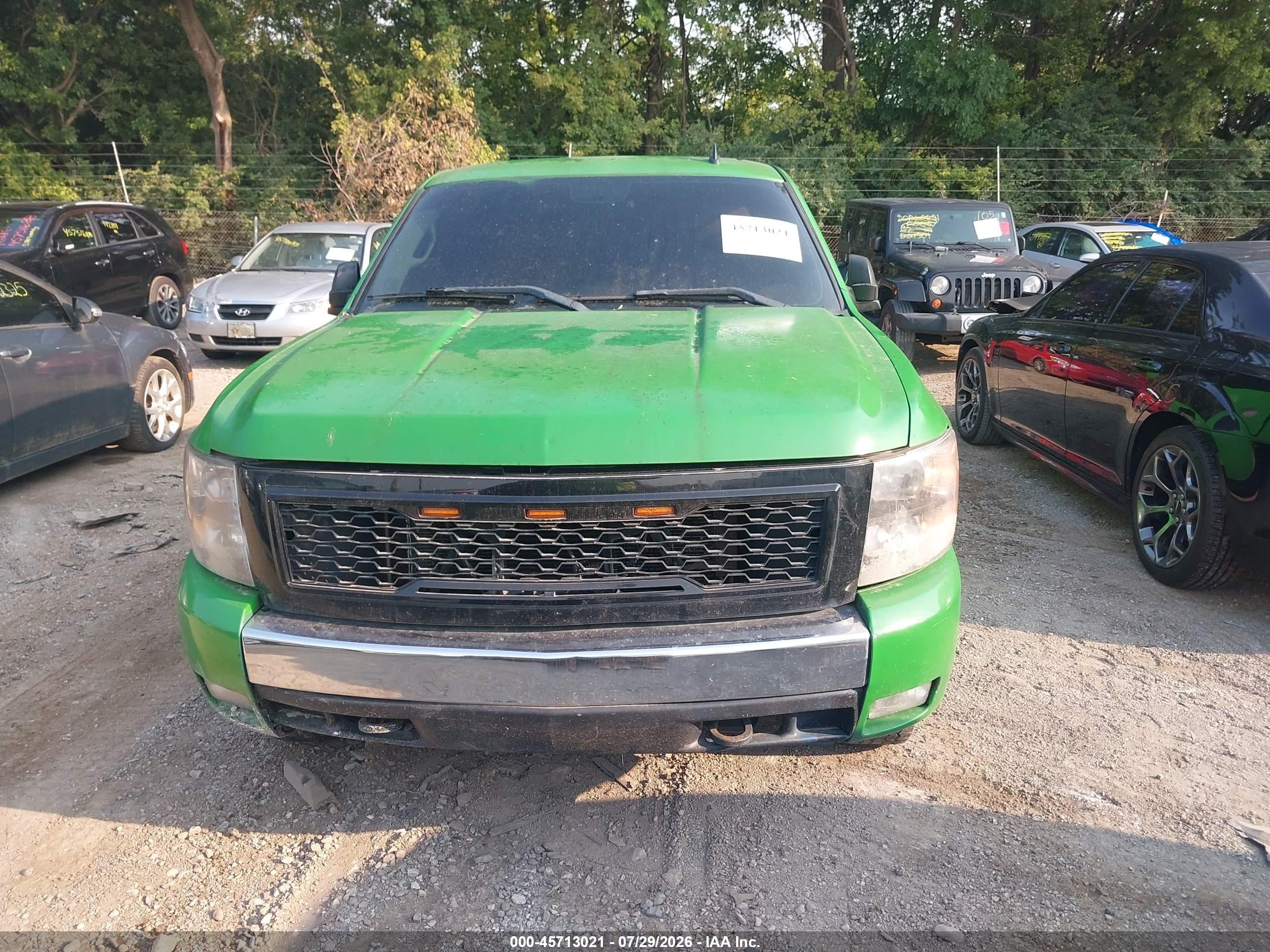 2008 Chevrolet Silverado 1500 Lt1 Green vin: 2GCEK19J581109426