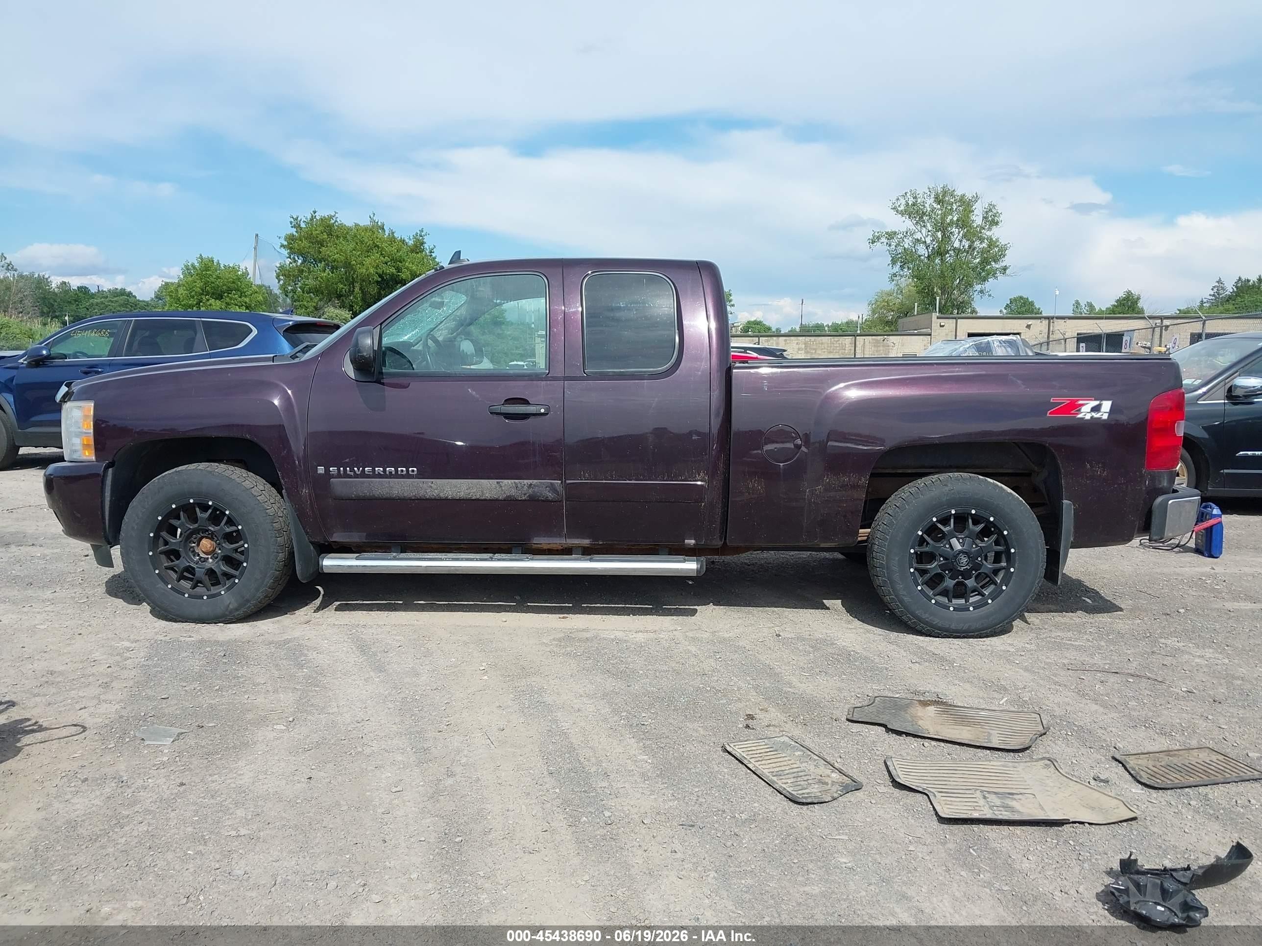 2008 Chevrolet Silverado 1500 Lt1 Purple vin: 2GCEK19J581139218