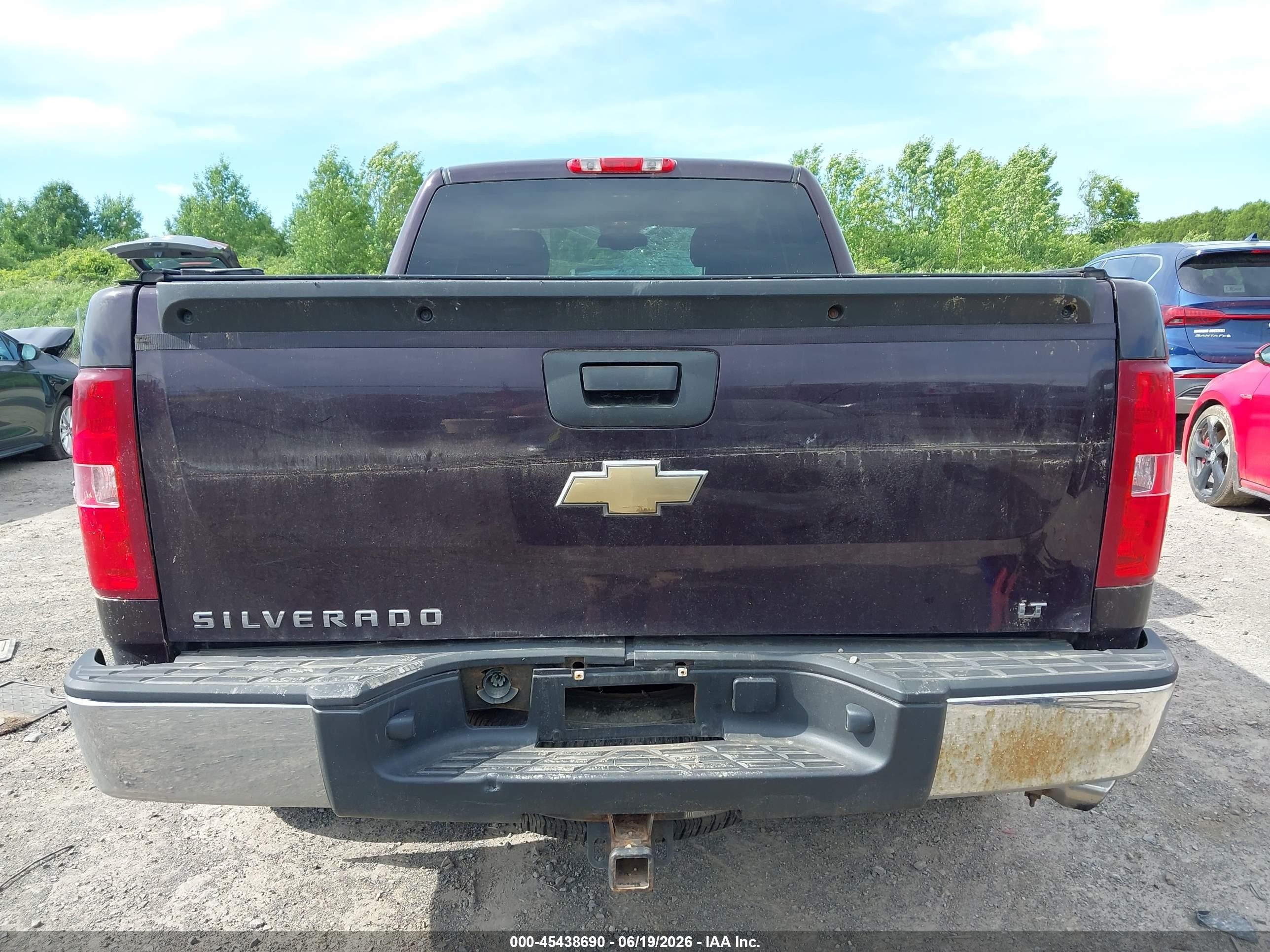 2008 Chevrolet Silverado 1500 Lt1 Purple vin: 2GCEK19J581139218