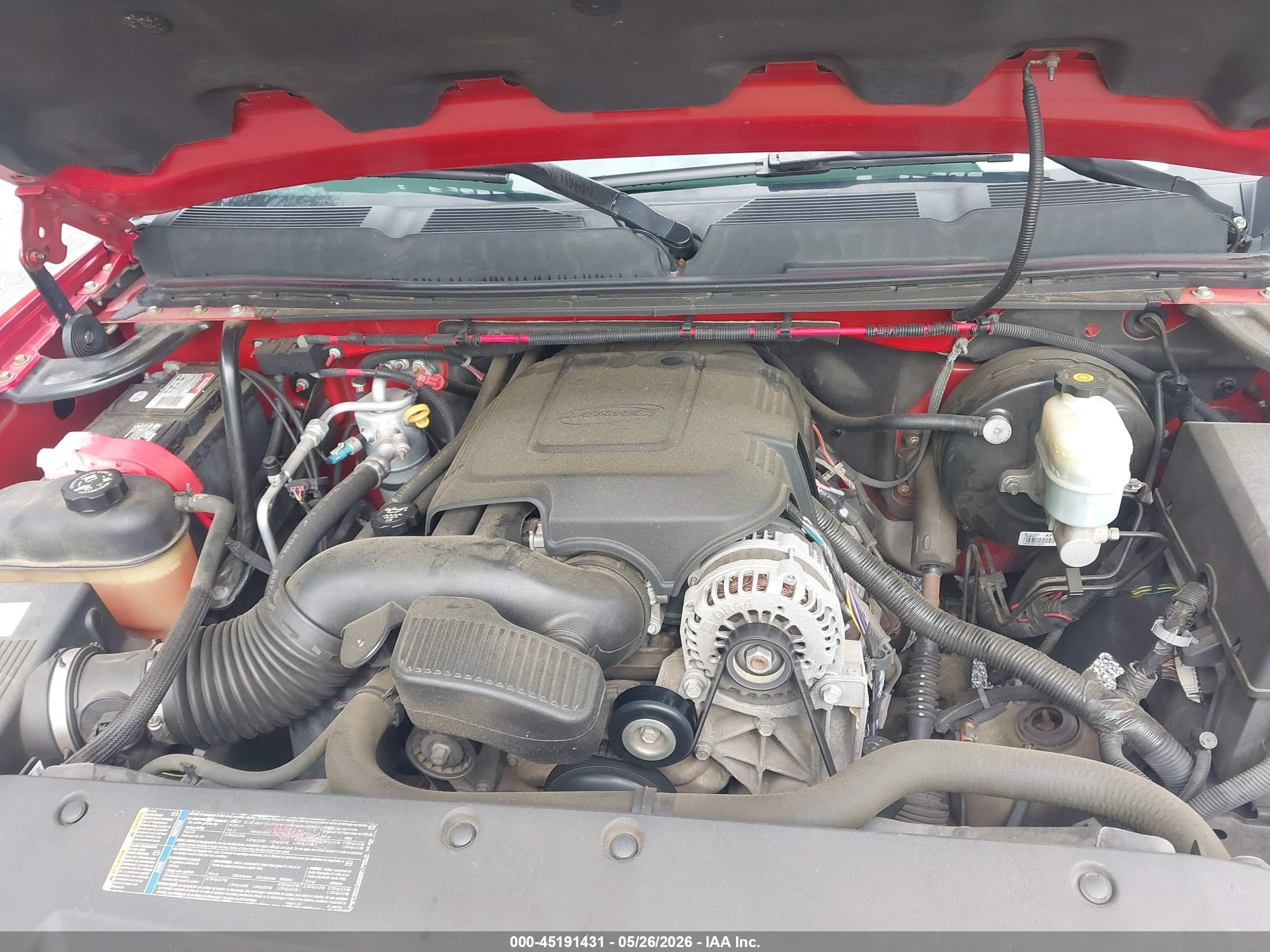 2008 Chevrolet Silverado 1500 Lt1 Red vin: 2GCEK19J581221255