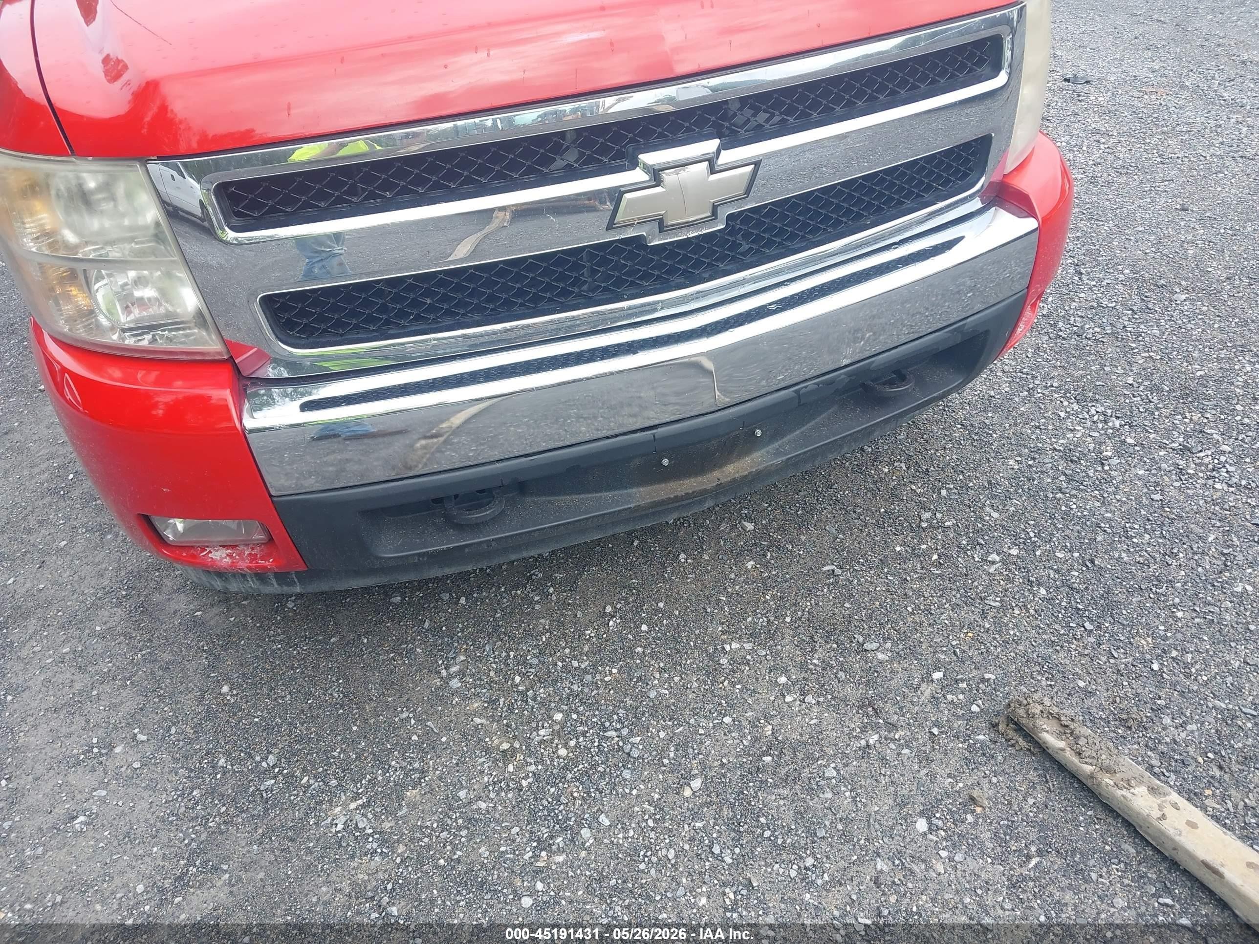 2008 Chevrolet Silverado 1500 Lt1 Red vin: 2GCEK19J581221255