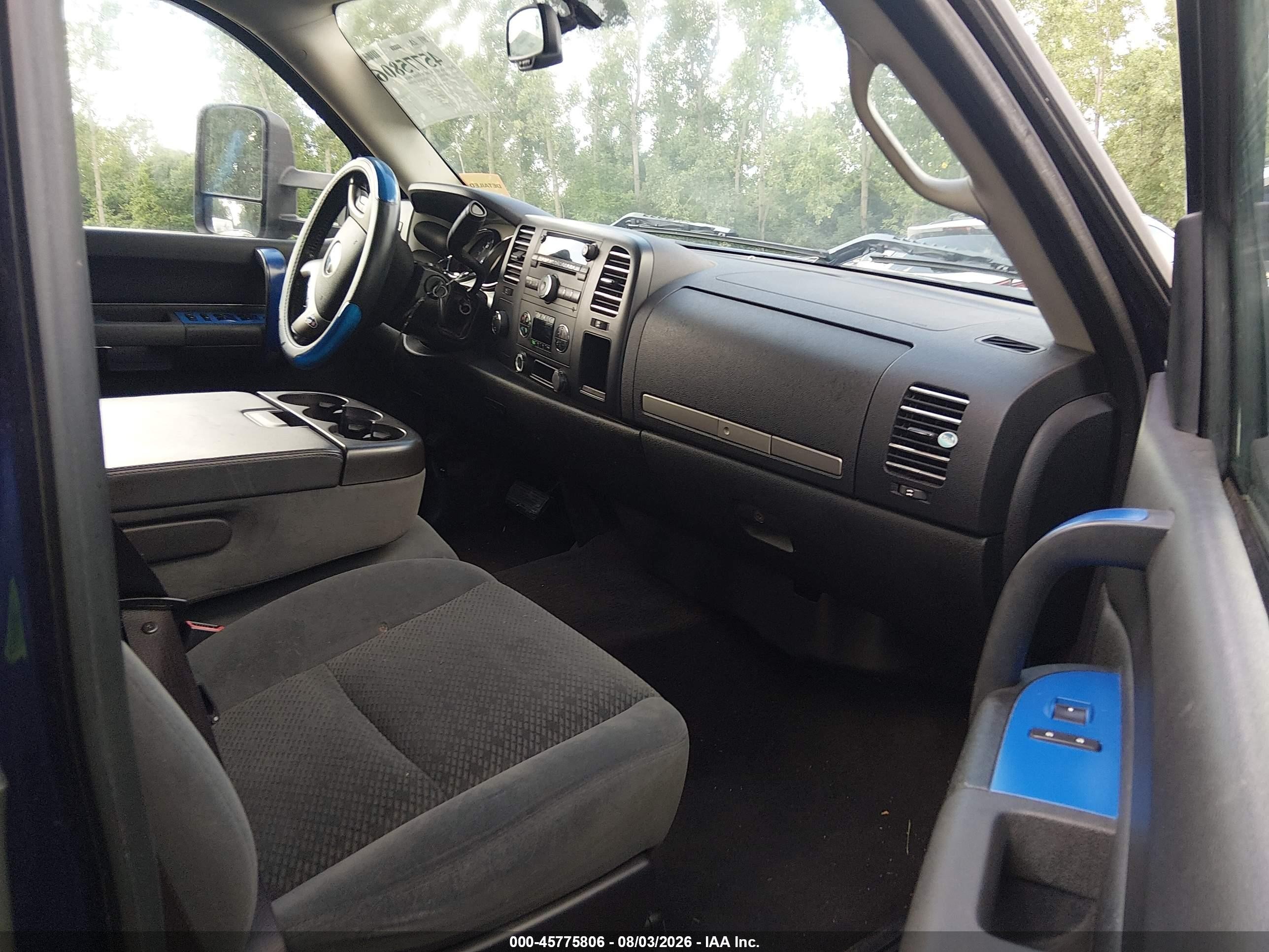 2008 Chevrolet Silverado 1500 Lt1 Blue vin: 2GCEK19J581303549