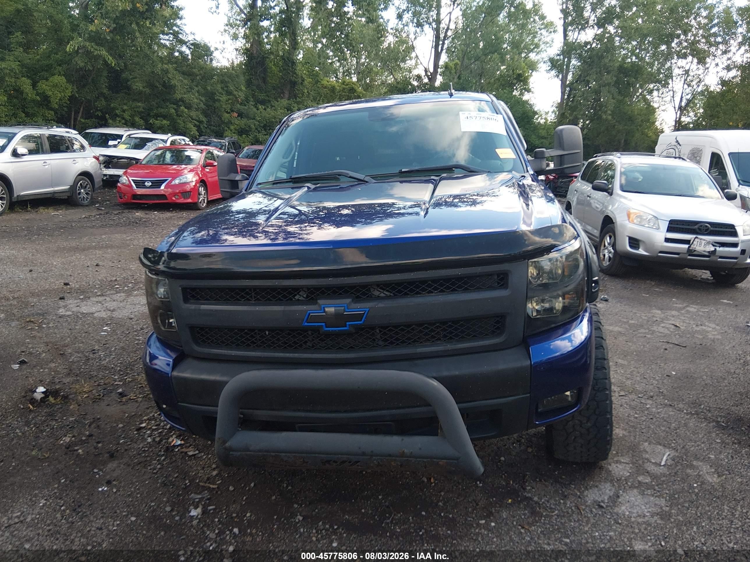 2008 Chevrolet Silverado 1500 Lt1 Blue vin: 2GCEK19J581303549
