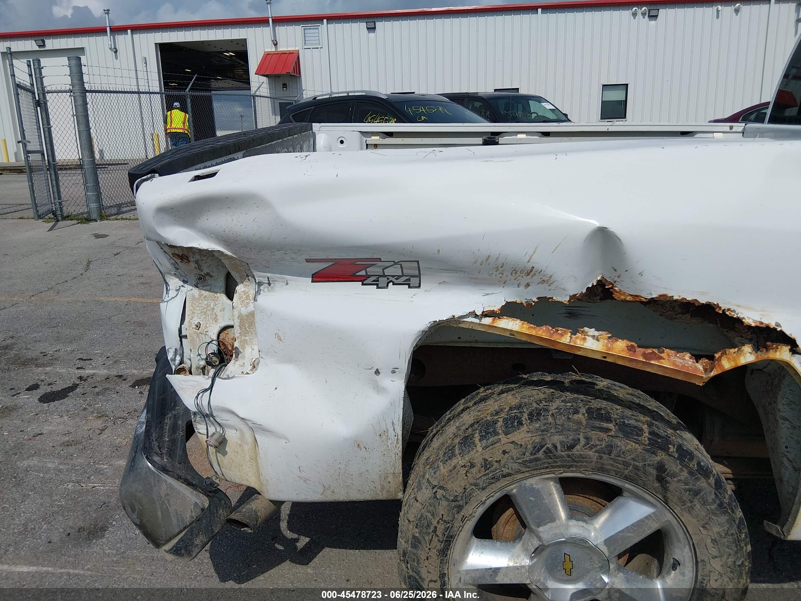 2008 Chevrolet Silverado 1500 Lt1 White vin: 2GCEK19J581306483