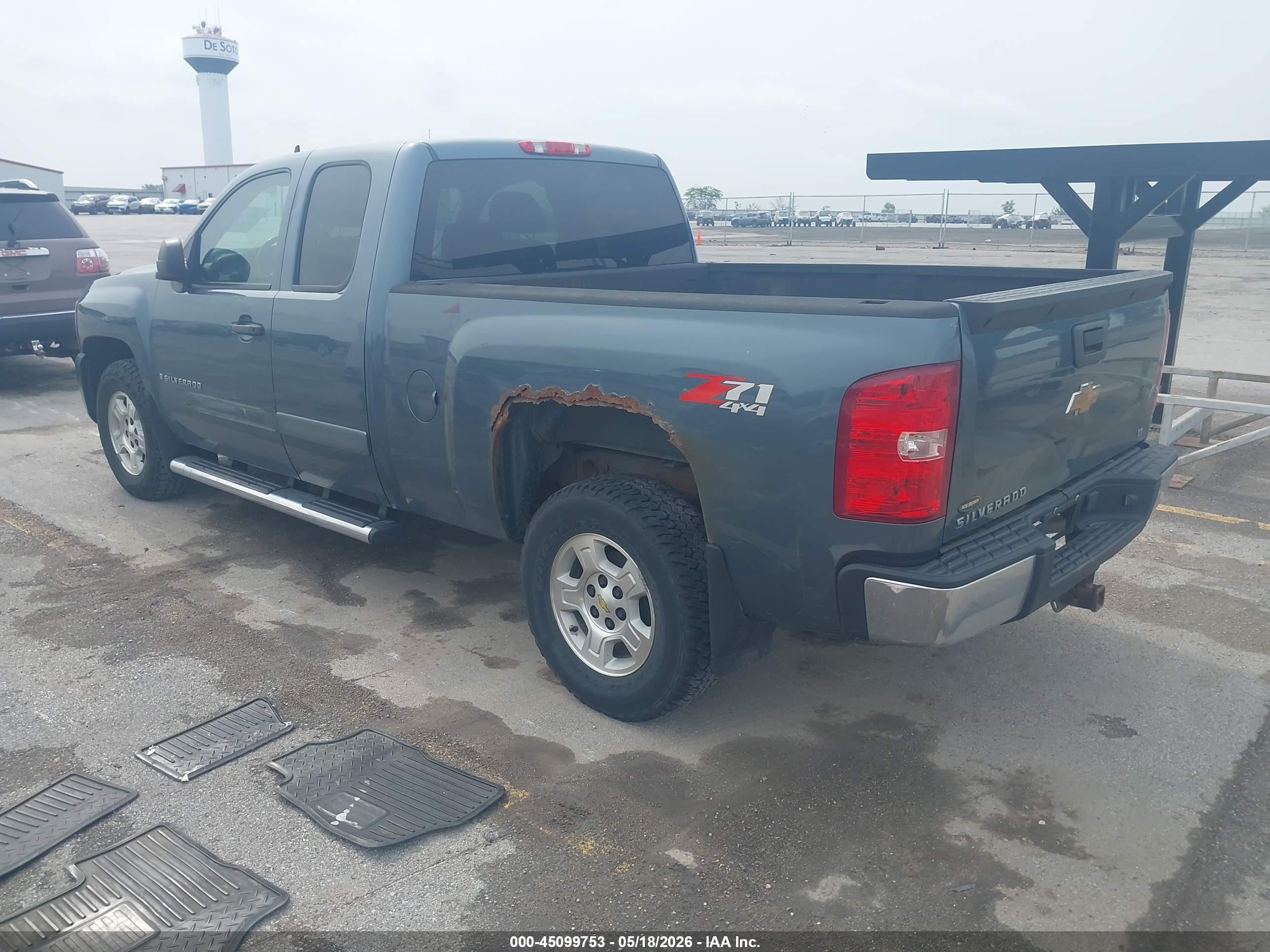 2008 Chevrolet Silverado 1500 Lt1 Blue vin: 2GCEK19J681122671