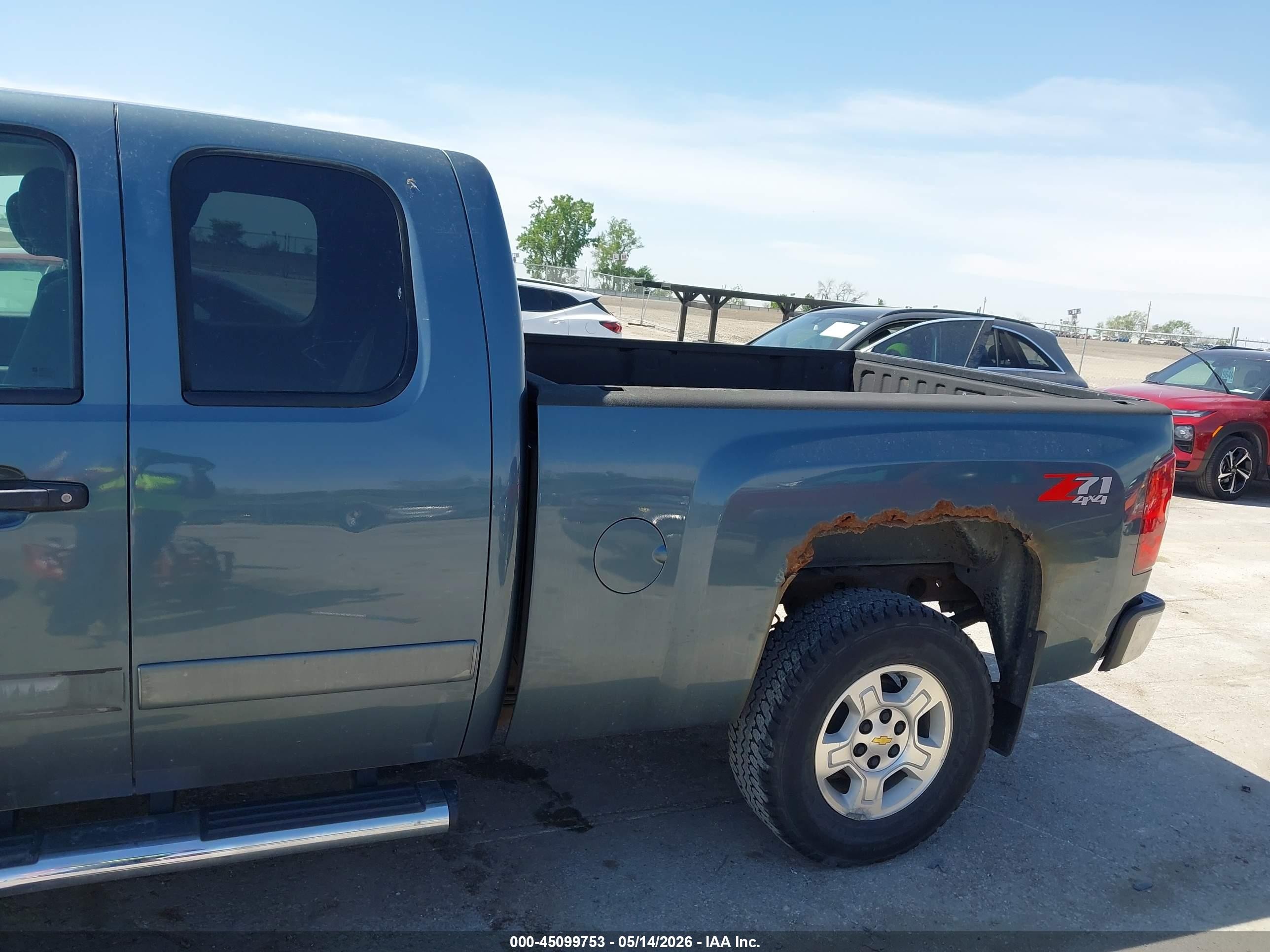 2008 Chevrolet Silverado 1500 Lt1 Blue vin: 2GCEK19J681122671