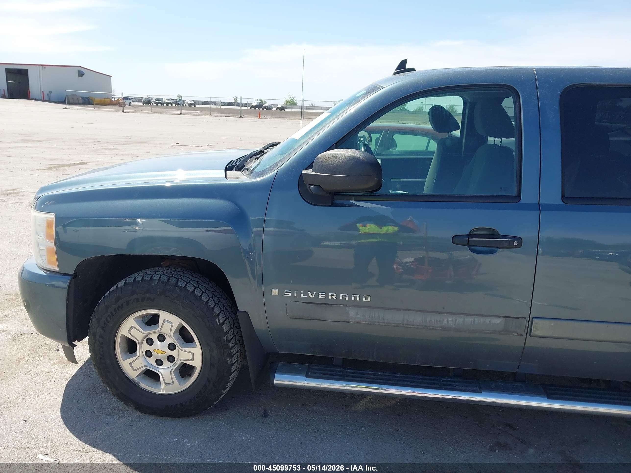 2008 Chevrolet Silverado 1500 Lt1 Blue vin: 2GCEK19J681122671