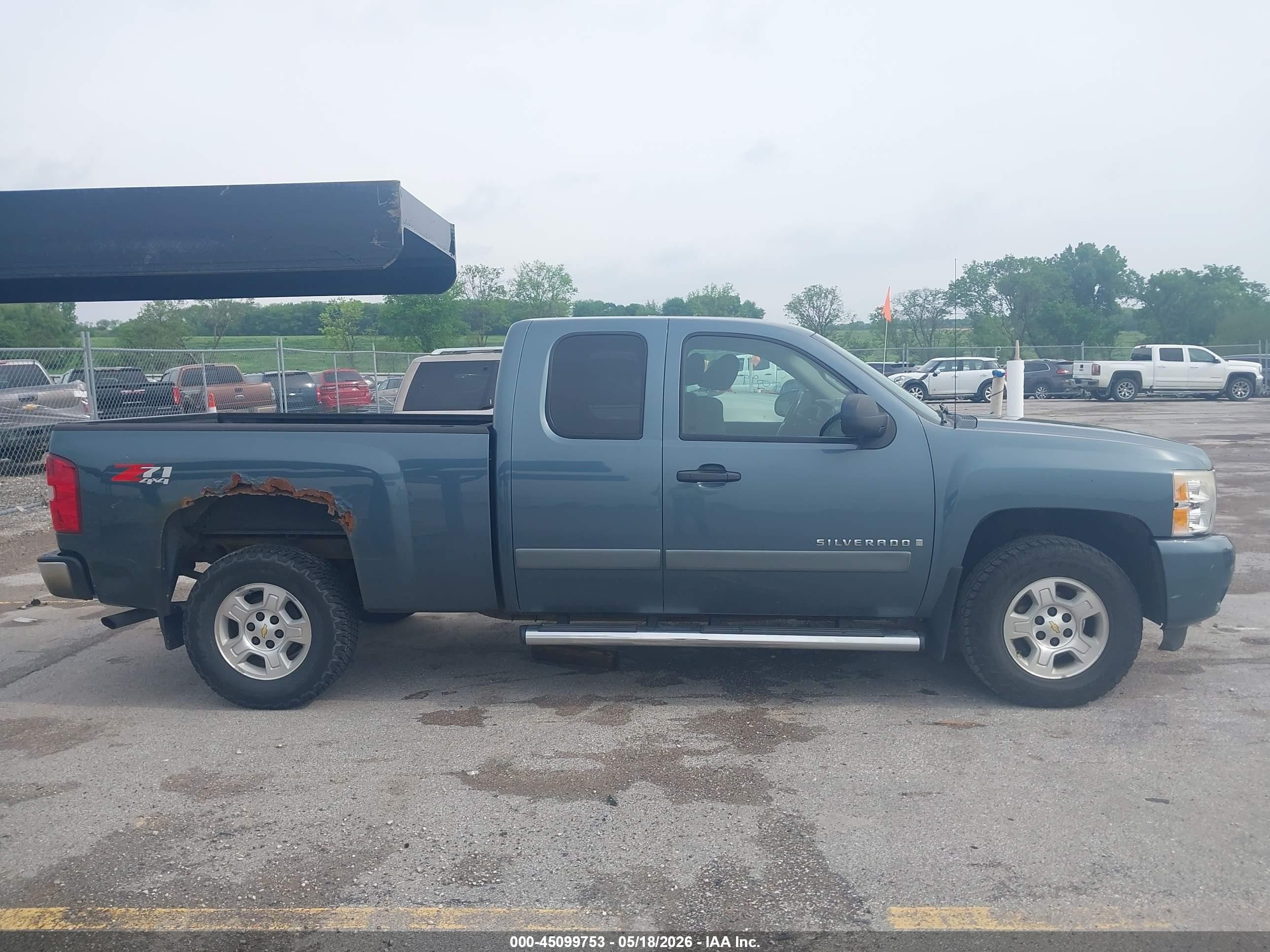 2008 Chevrolet Silverado 1500 Lt1 Blue vin: 2GCEK19J681122671